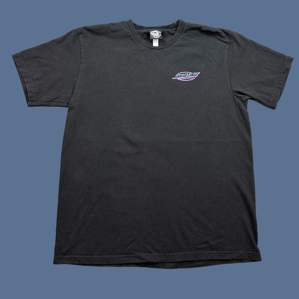 Vintage Santa Cruz Skateboards Shirt Mens Large Black Throwdown Dot Logo Skate Punk Size US L / EU 52-54 / 3 - 1 Thumbnail