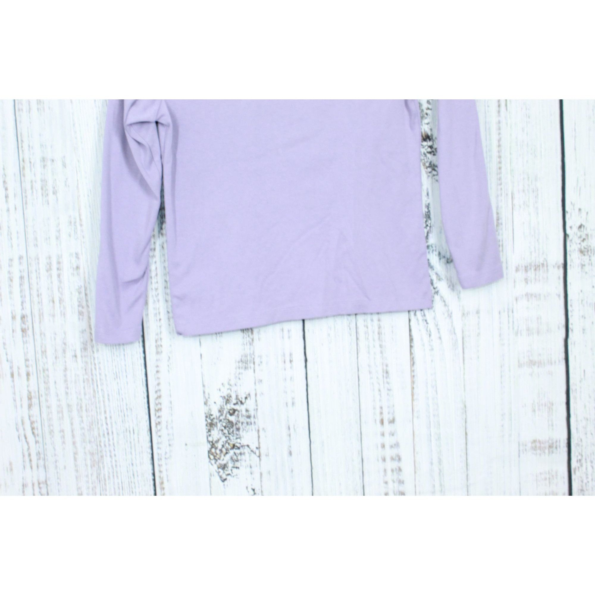 L.L. Bean LL Bean Dusty Purple Pima Long Sleeve Crew Tee Size XS / US 0-2 / IT 36-38 - 8 Thumbnail