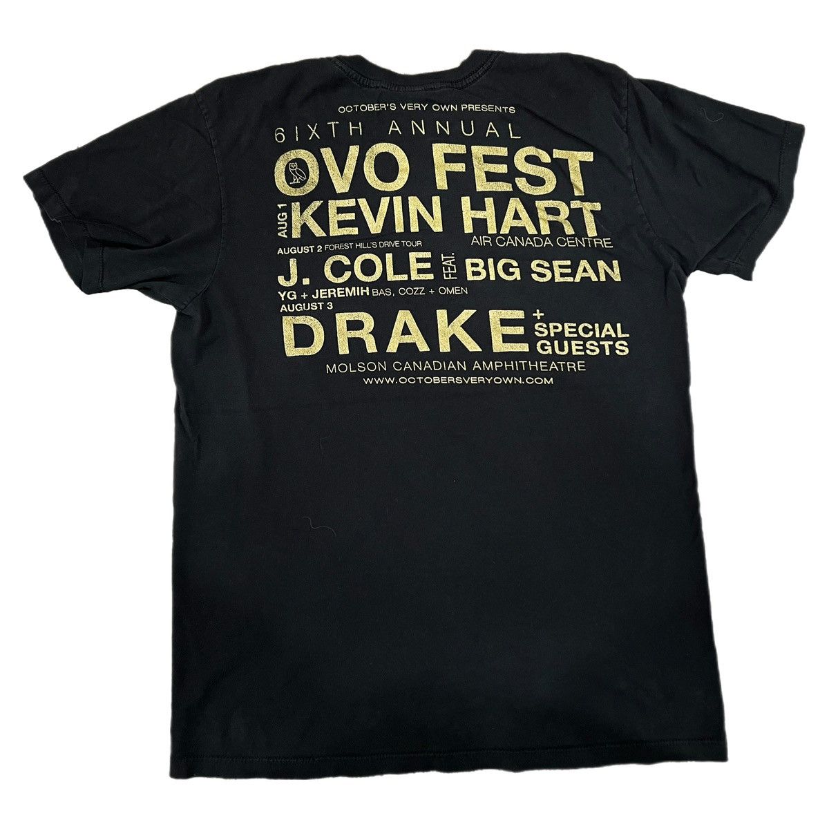 October's Very Own OVO FEST Concert Promo T-Shirt Size US S / EU 44-46 / 1 - 1 Thumbnail
