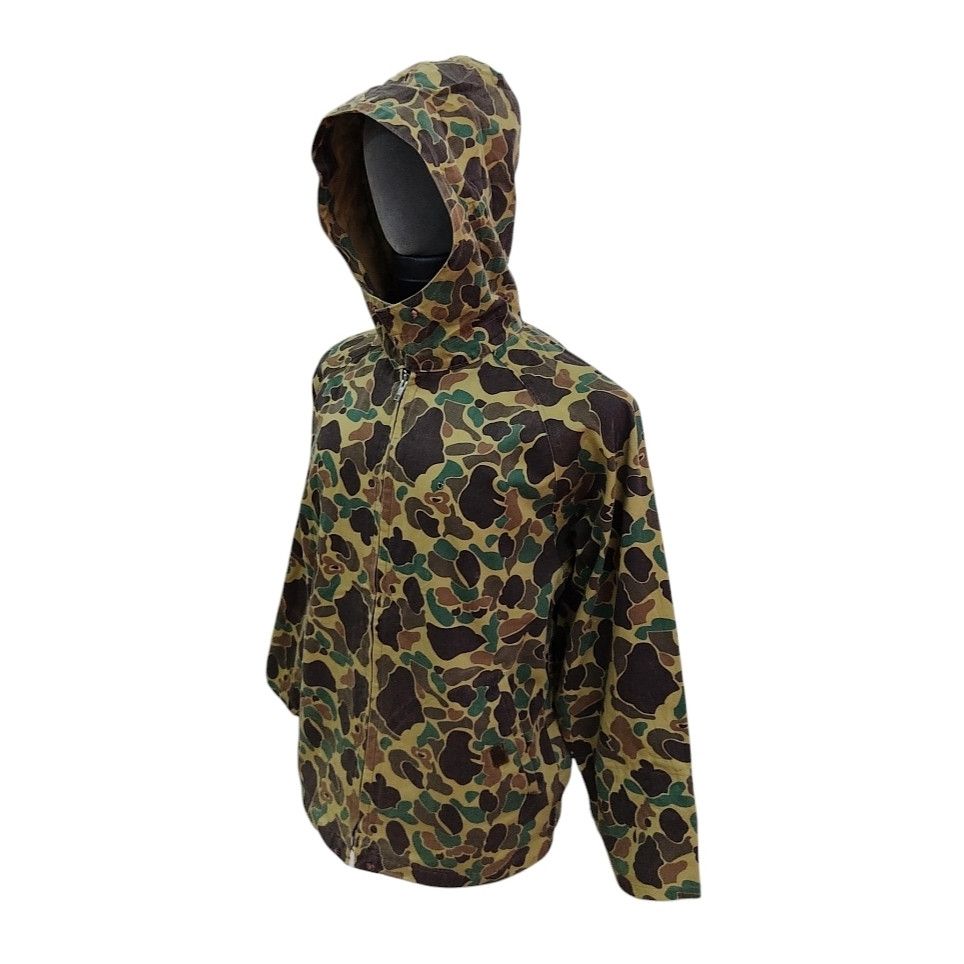 Japanese Brand Vintage Japanese Camo Hunting Hooded Jacket Size US M / EU 48-50 / 2 - 2 Thumbnail