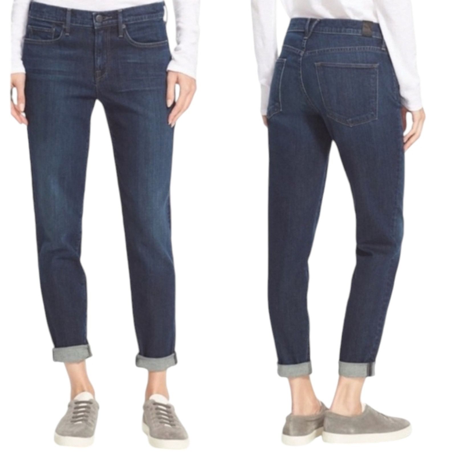 Vince Vince Boyfriend Mason Relaxed Rolled easy fit Jeans 24 Size 24" / US 00 / IT 34 - 1 Thumbnail