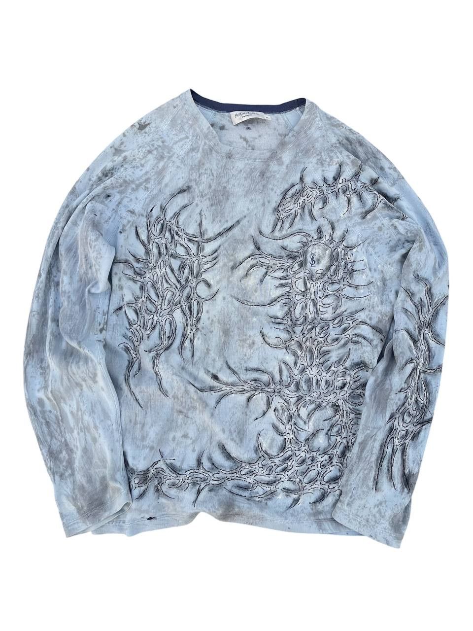 Yves Saint Laurent Ysl custom neotribal long-sleeved Size US L / EU 52-54 / 3 - 1 Thumbnail