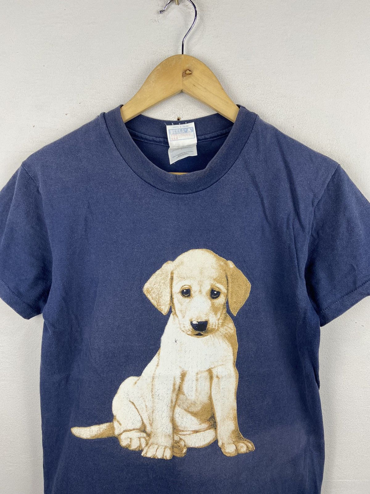 Vintage VINTAGE CUTENESS DOGS TEE 1990s Size US S / EU 44-46 / 1 - 4 Thumbnail