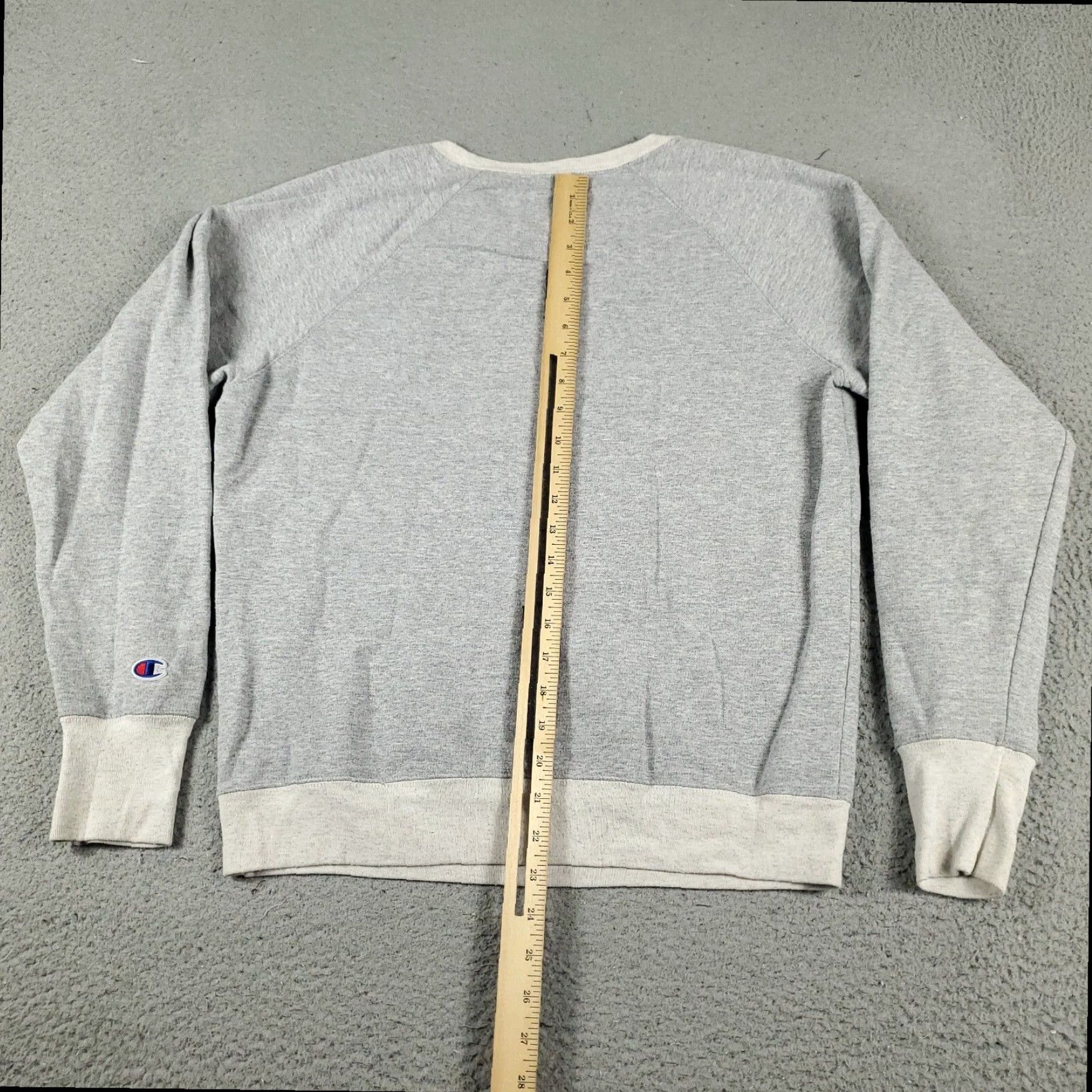 Champion Champion Womens Medium Gray Casual Pullover Sweatshirt Size M / US 6-8 / IT 42-44 - 5 Thumbnail
