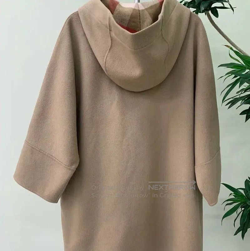Max Mara MaxMara Khaki Women's Coat for Fall . Size L / US 10 / IT 46 - 3 Thumbnail