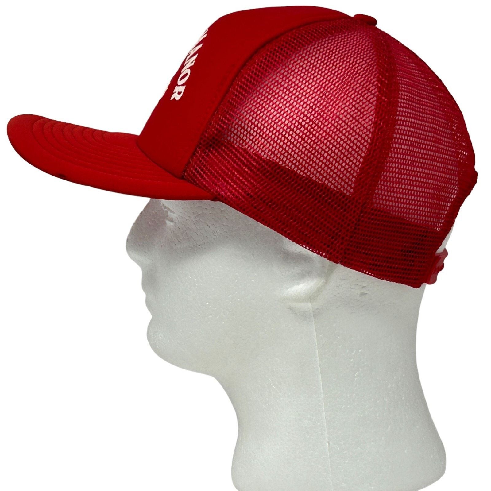 Vintage Vintage 80s Oak Tree Manor Trucker Hat Baseball Cap Red Size ONE SIZE - 6 Thumbnail
