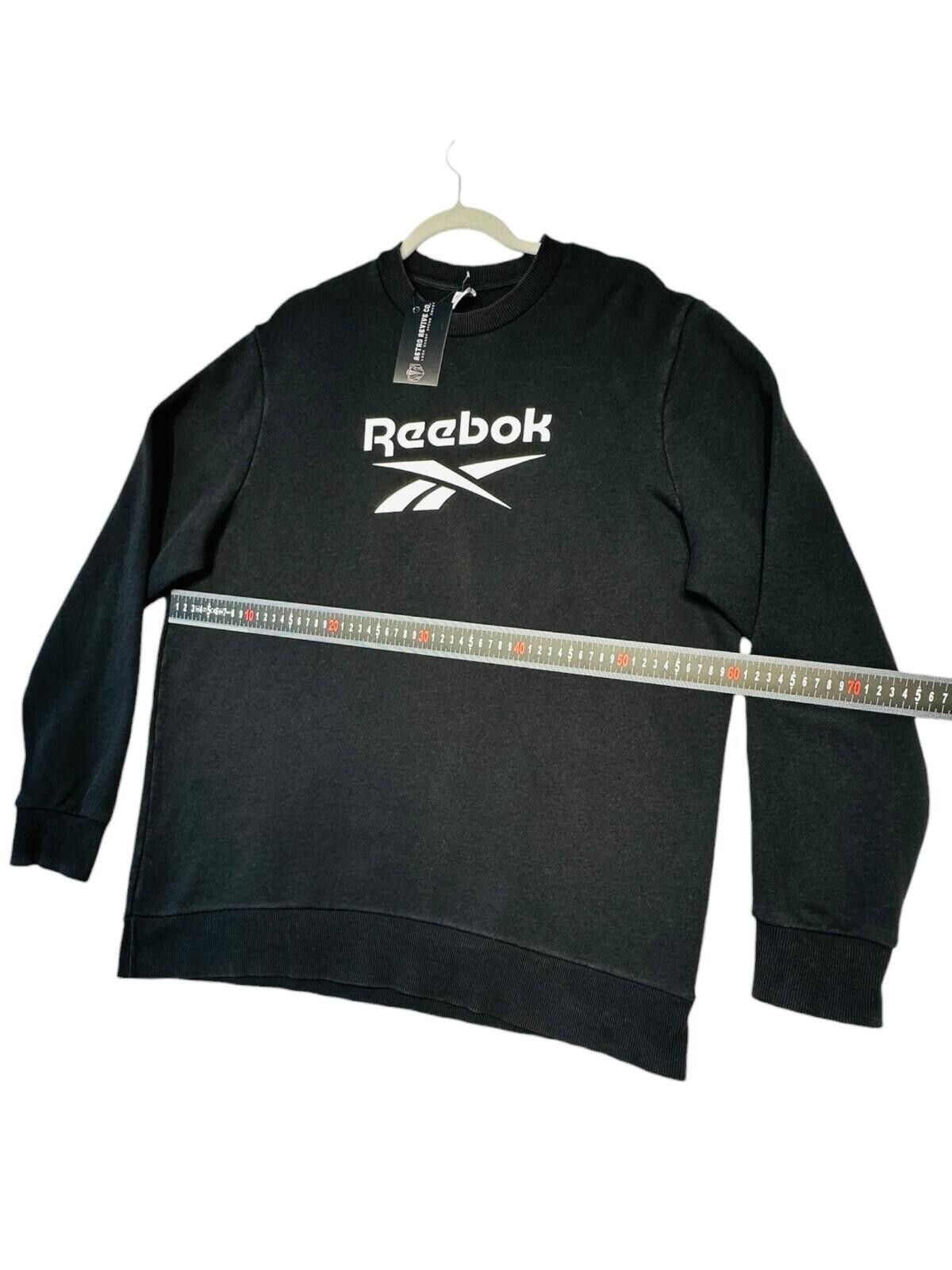Reebok Reebok Jumper Men's UK Size XL Black Graphic Print Size US XL / EU 56 / 4 - 8 Thumbnail