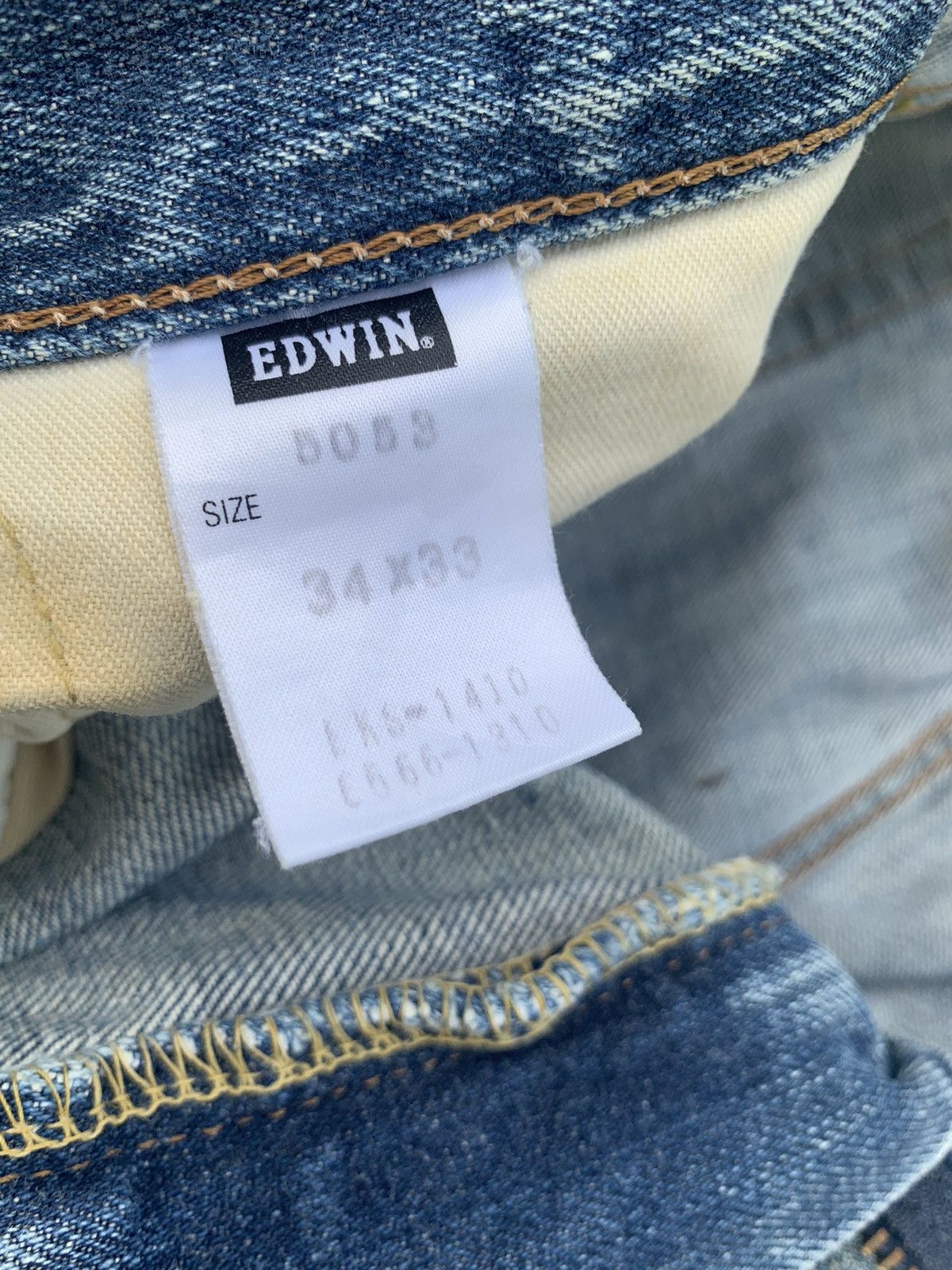 Kapital VINTAGE EDWIN 505XX SELVEDGE FADED JAPANESE DISTRESSED DENIM Size US 34 / EU 50 - 18 Thumbnail