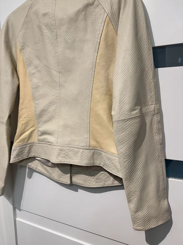 Donna Karan Donna leather jacket 38 M ponytail lambskin leather jacket Size M / US 6-8 / IT 42-44 - 7 Thumbnail