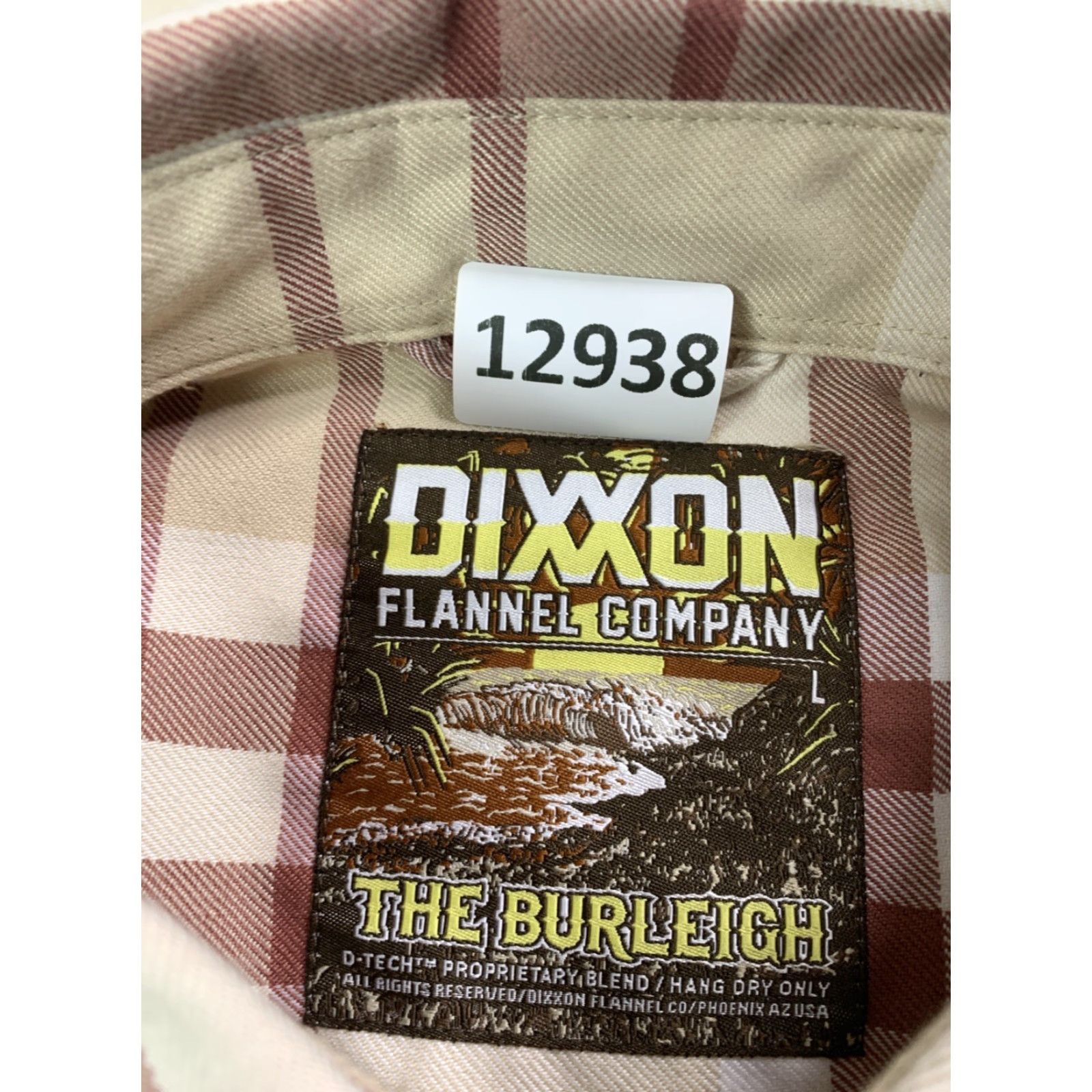 CO Dixxon Flannel Co The Burleigh D-Tech Mens Large Shirt-12938 Size US L / EU 52-54 / 3 - 5 Thumbnail