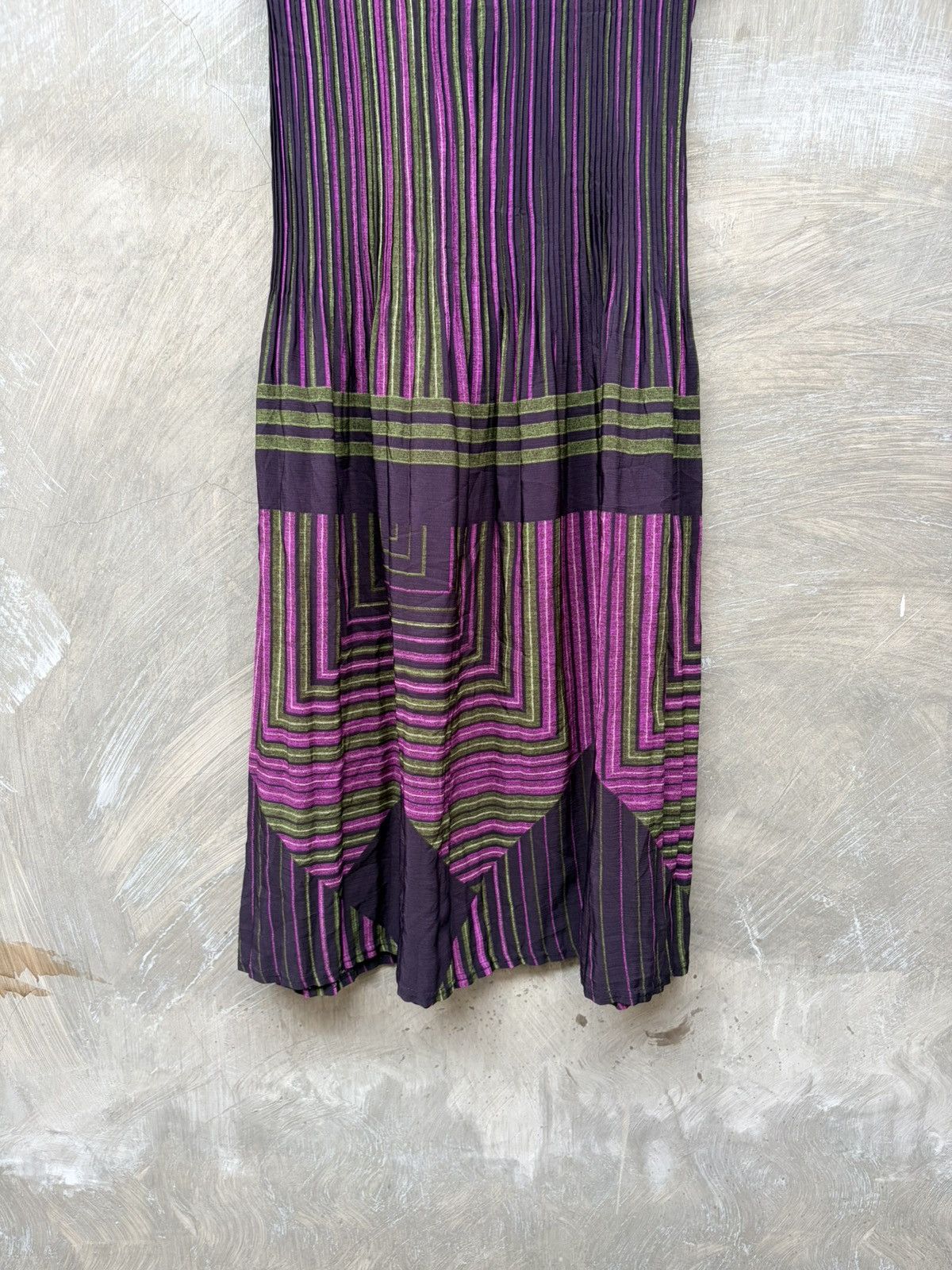 Japanese Brand Unknown Women Pleats Dress Issey Miyake Pleats Please Style Size M / US 6-8 / IT 42-44 - 8 Thumbnail