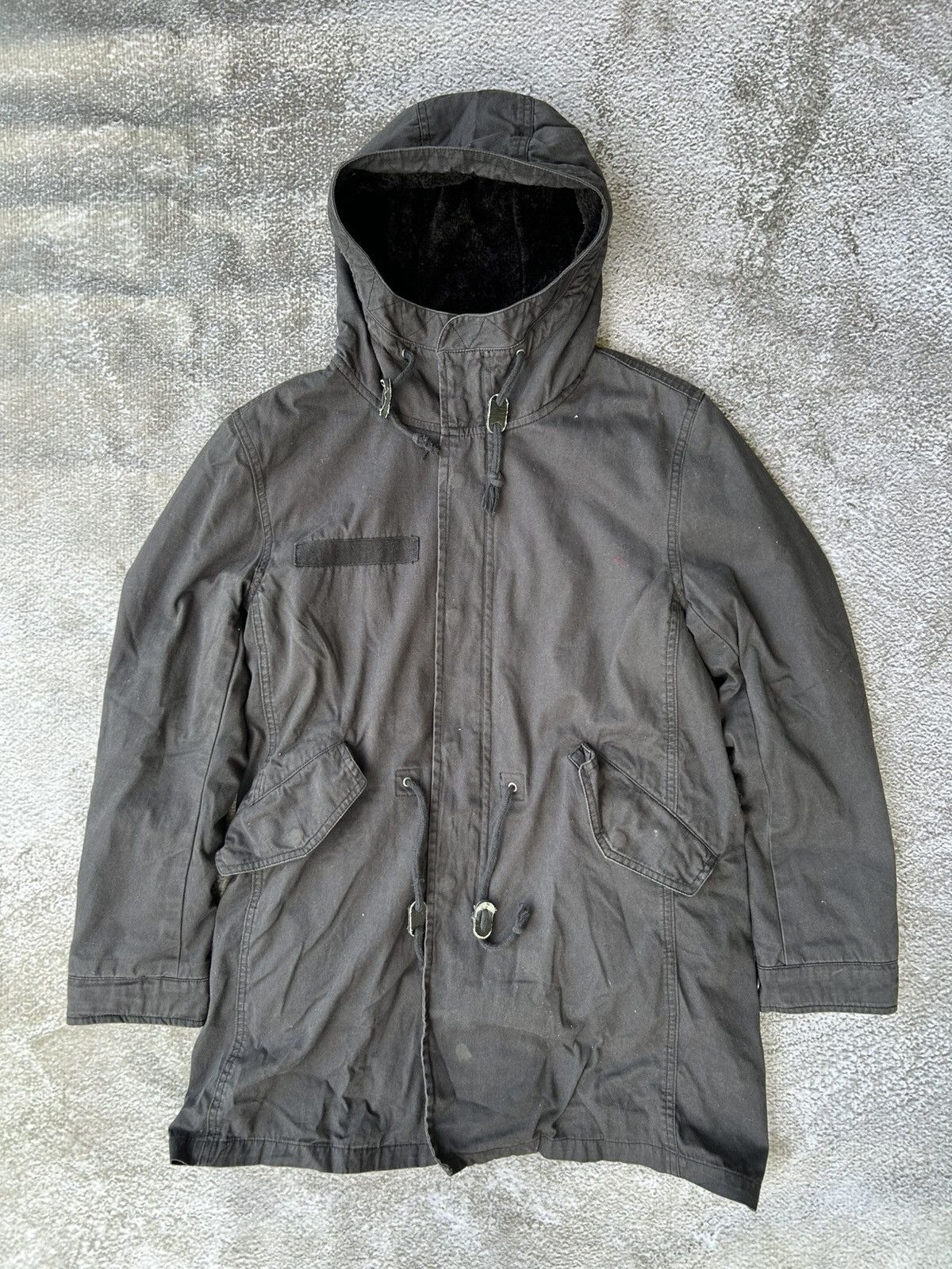 Japanese Brand Japanese GU Fleece bondage parkas jacket hoodie Size US L / EU 52-54 / 3 - 1 Thumbnail