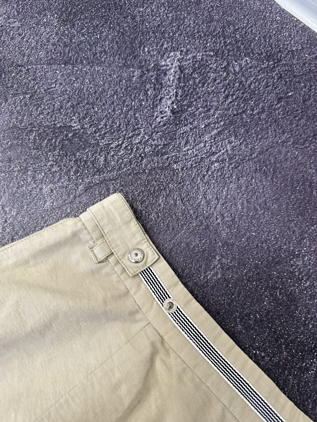 Helmut Lang Vintage Prada Red Tab Cream Rare Grail Baggy Nylon Pants Size US 32 / EU 48 - 18 Thumbnail