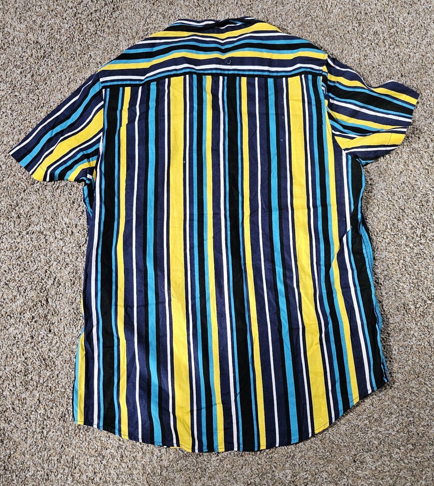 Designer rebel star the original rebel NWT striped button up shirt M Size US M / EU 48-50 / 2 - 8 Thumbnail