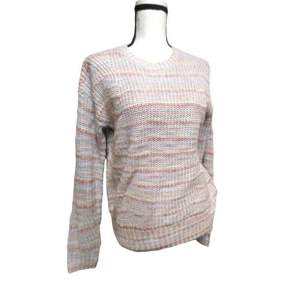 Lucky Brand Lucky Brand Marled-Knit Crewneck Sweater, Pink, Sz. M Size M / US 6-8 / IT 42-44 - 4 Thumbnail