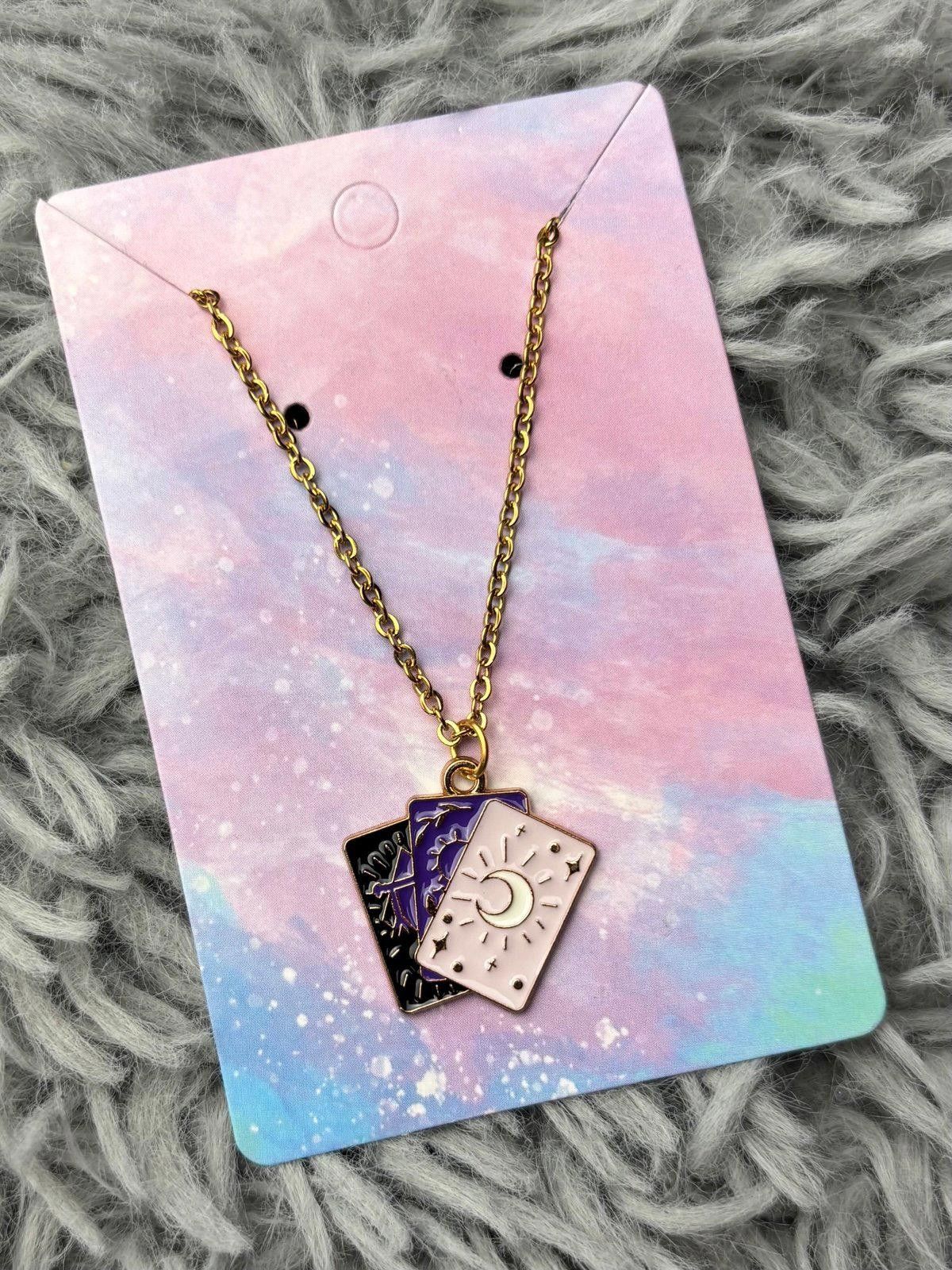 Handmade Black purple gothic pastel purple lilac pastel goth necklace Size ONE SIZE - 1 Preview