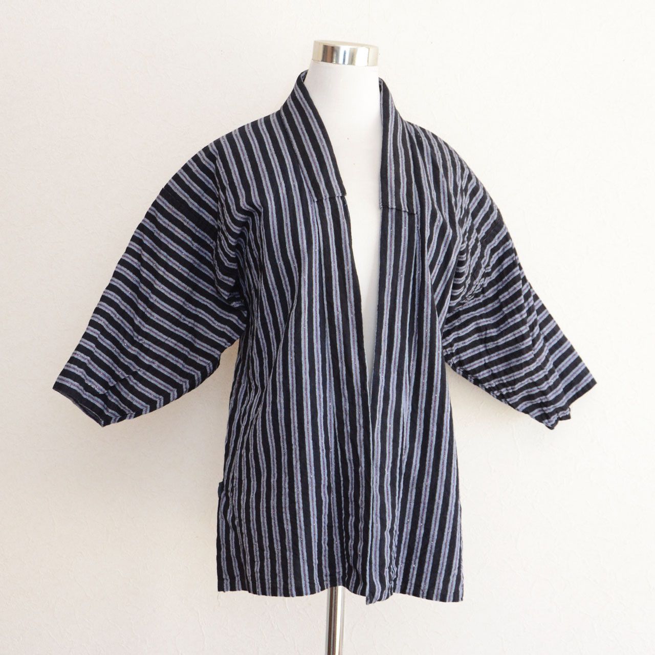 Other Vintage Japanese Noragi Jacket Indigo Striped Cotton Size M / US 6-8 / IT 42-44 - 1 Thumbnail