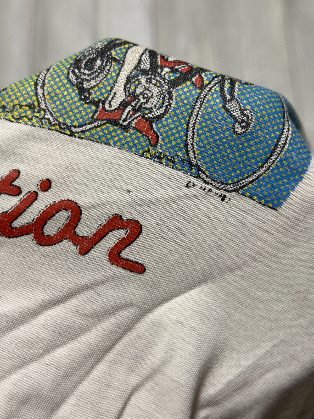 Vintage Vintage 80’s Biking Evolution 1987 Humor T-shirt Size US XL / EU 56 / 4 - 4 Thumbnail