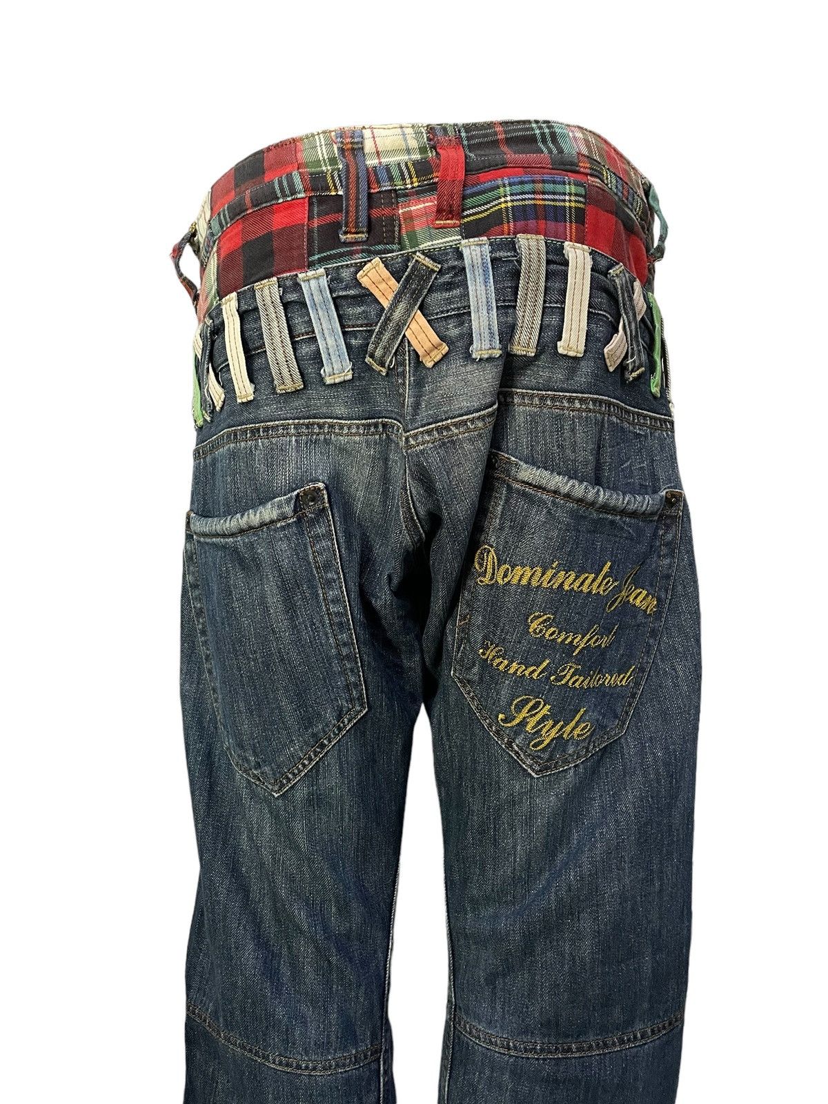 PPFM × semanticdesign Dominate Japan Double Waist Patch Work Double Lined Jeans Size US 32 / EU 48 - 5 Thumbnail