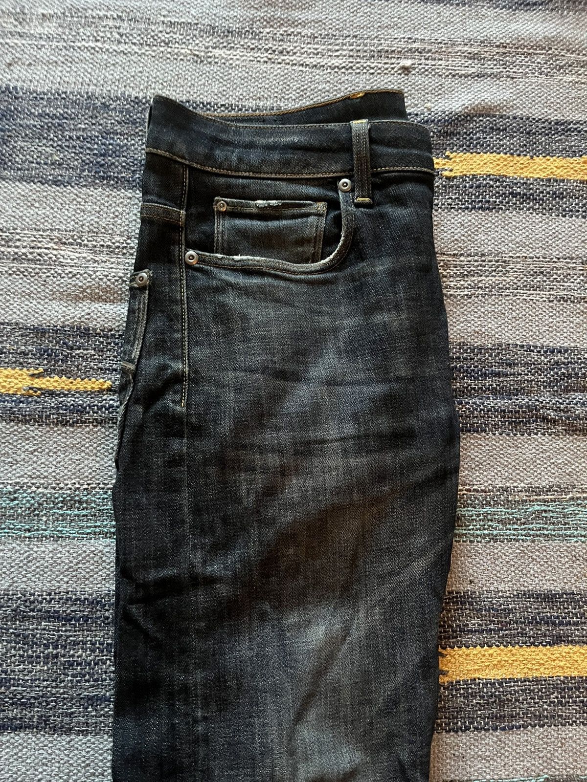 G-Star G-Star Dark Denim Straight Legged Jeans Size US 32 / EU 48 - 1 Thumbnail