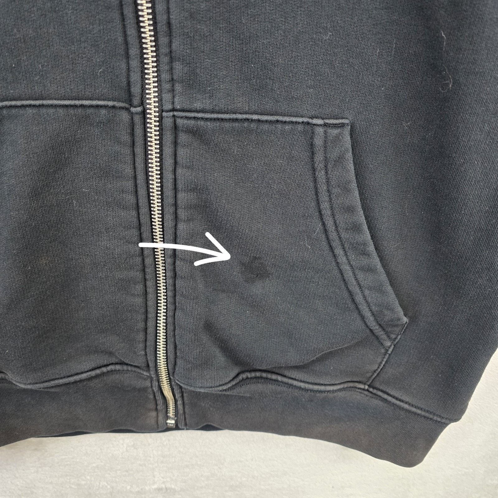 Other Cruel World Zip Up Hoodie Small Cross Y2K Goth Grunge Size US S / EU 44-46 / 1 - 6 Thumbnail