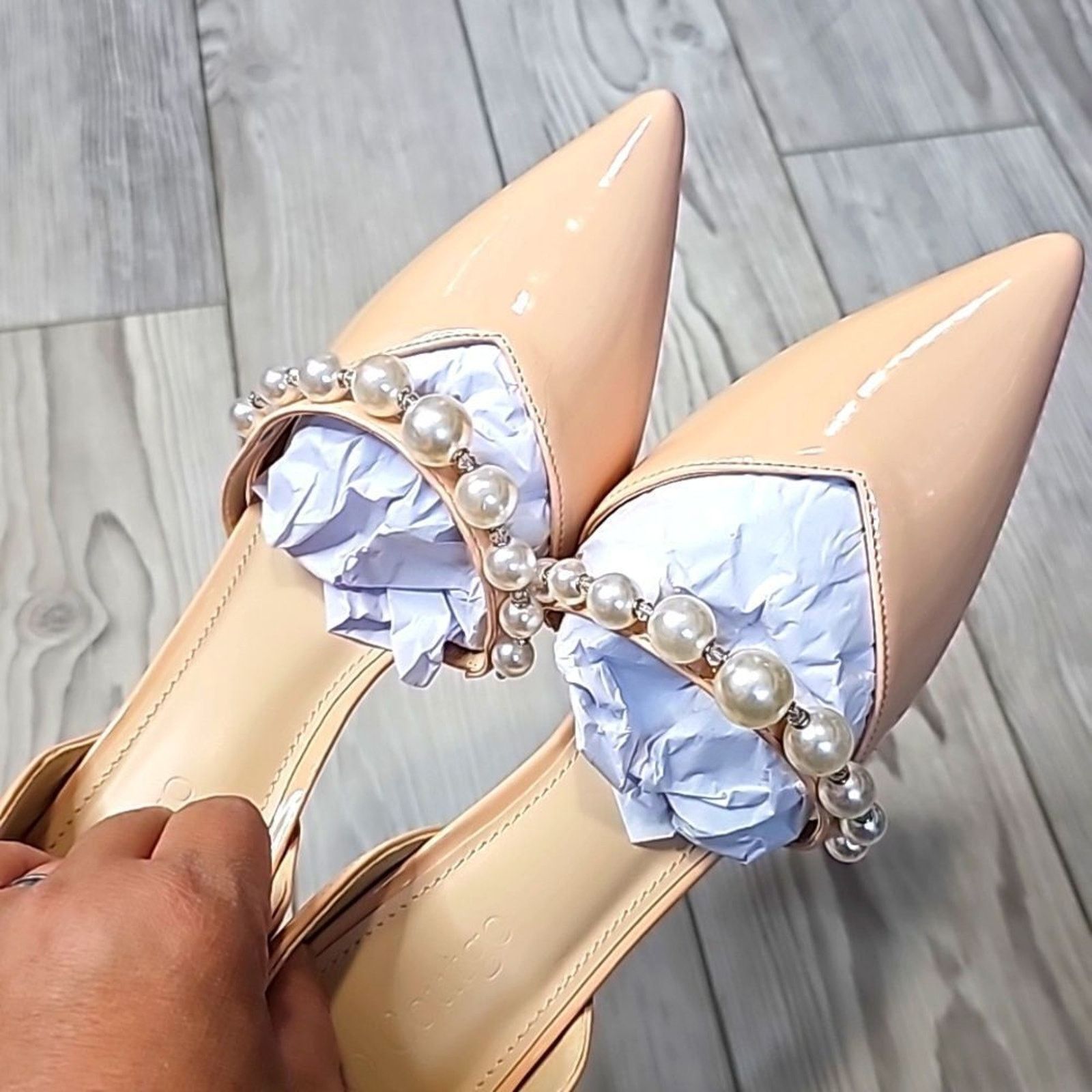 Other (74-3735) Coutgo Womens High Heels Wedding Shoes Sz 7.5 Size US 7.5 / IT 37.5 - 5 Thumbnail