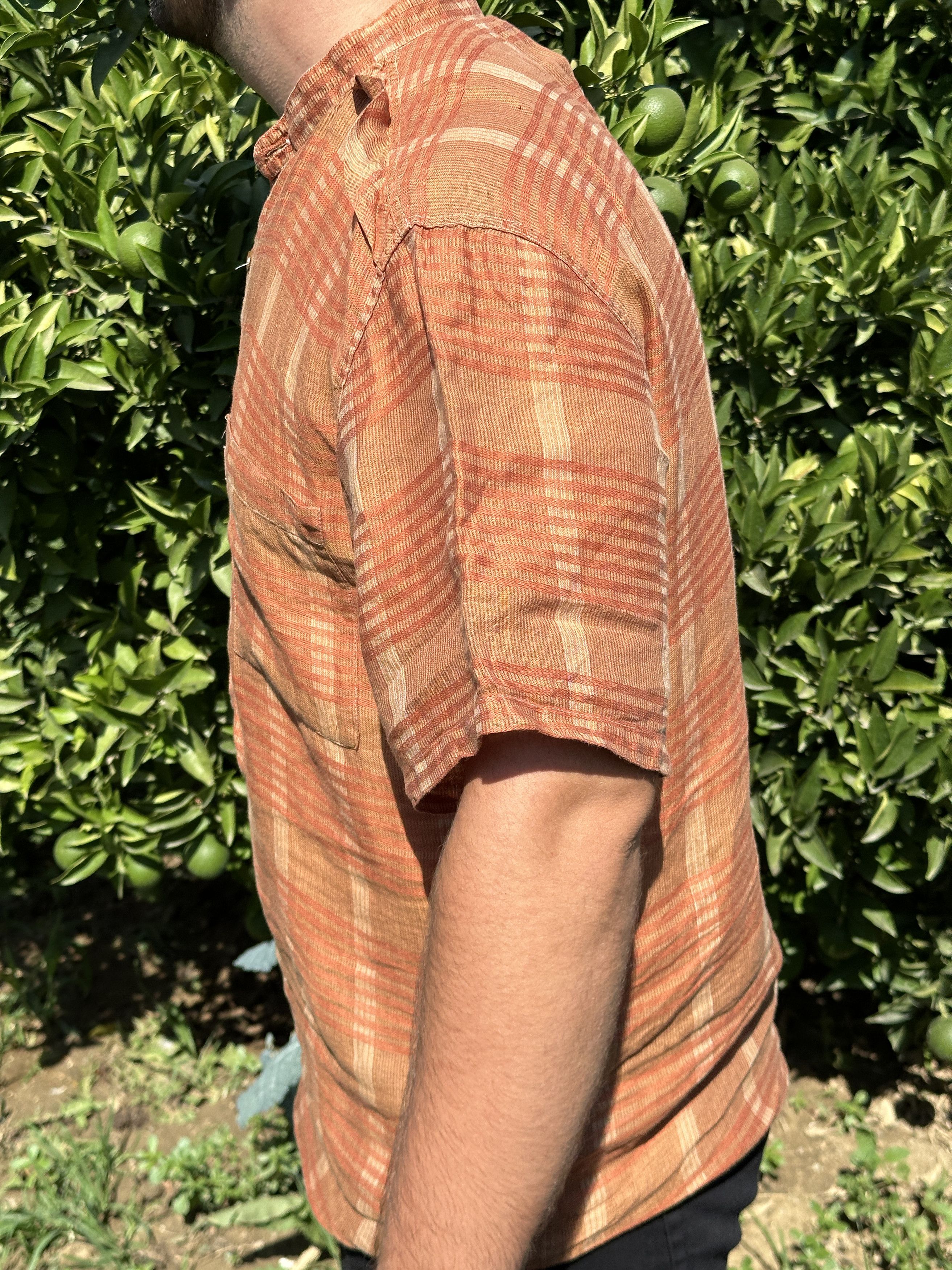 Missoni Missoni Uomo Check CasualDress Shirt Flax Linen Retro Size L Size US L / EU 52-54 / 3 - 5 Thumbnail