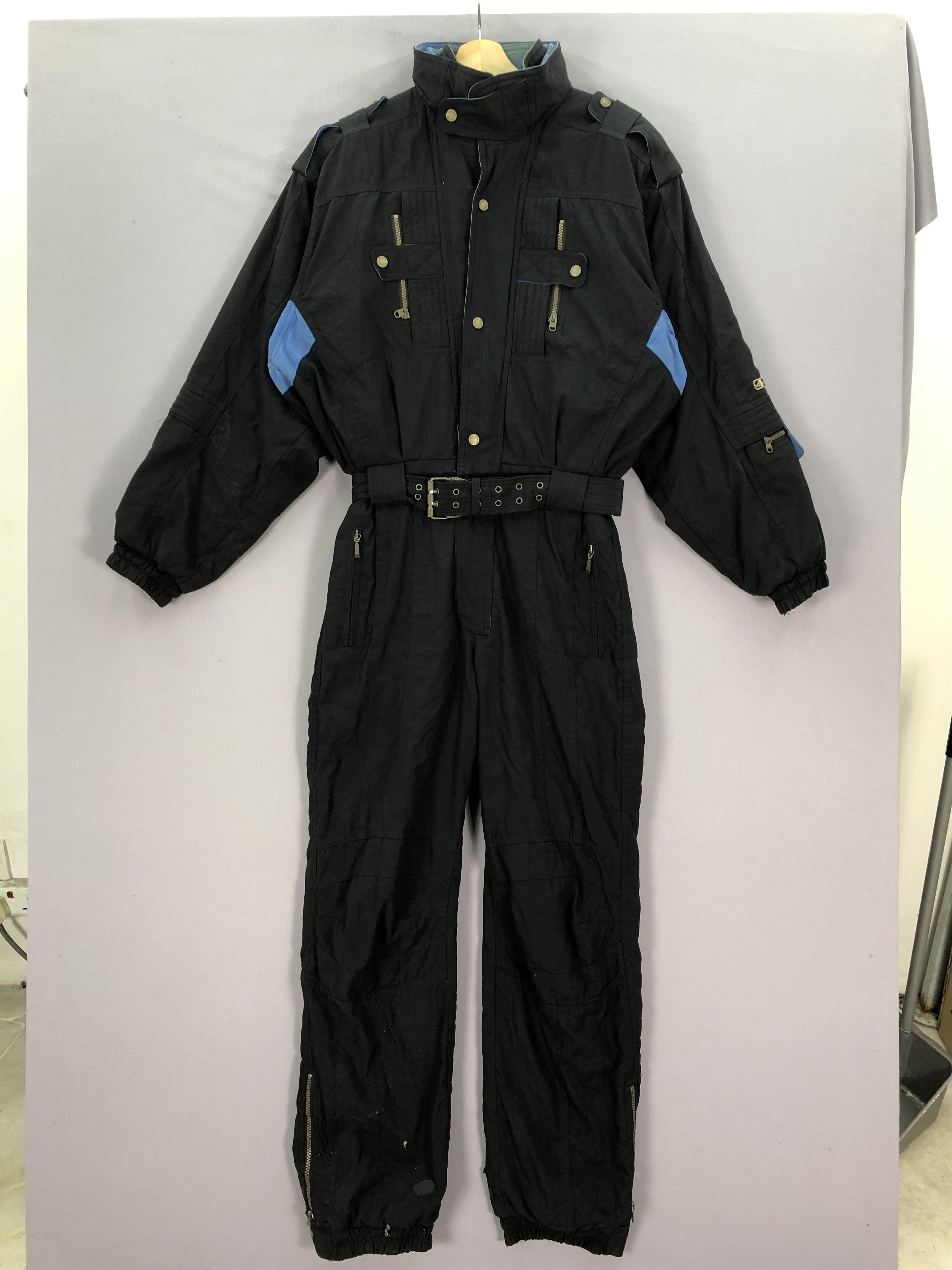 Ellesse × Vintage Vintage 90s Ellesse Ski Overalls Snowboards Ski Wear Suits Size US 30 / EU 46 - 1 Thumbnail