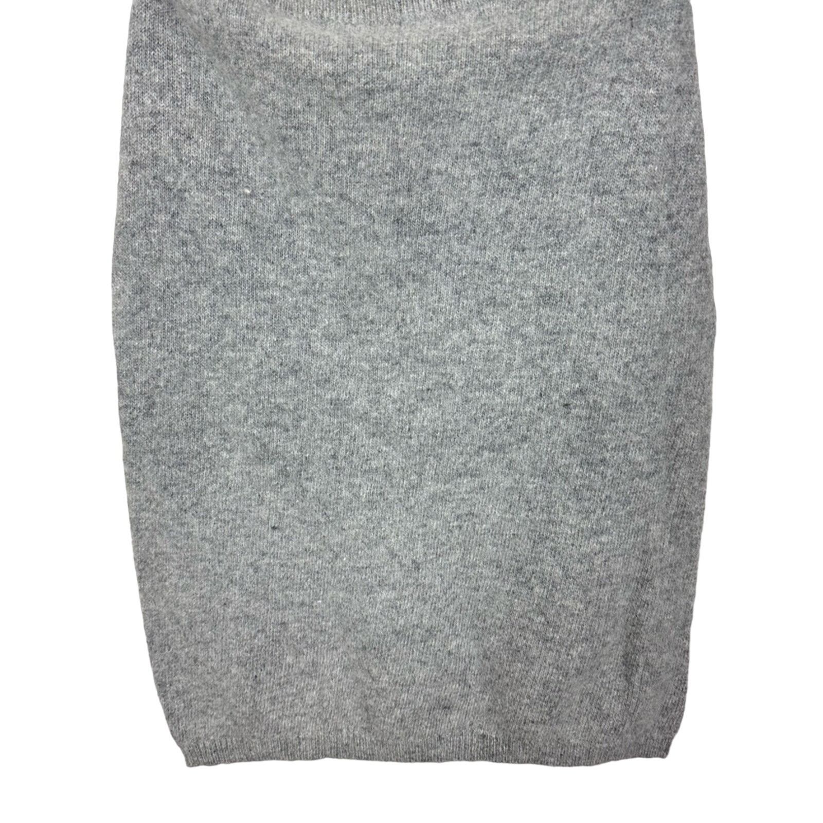 Other Vintage Valerie Stevens Angora Wool Blend Heather Gray Skirt Size 32" / US 10 / IT 46 - 5 Thumbnail