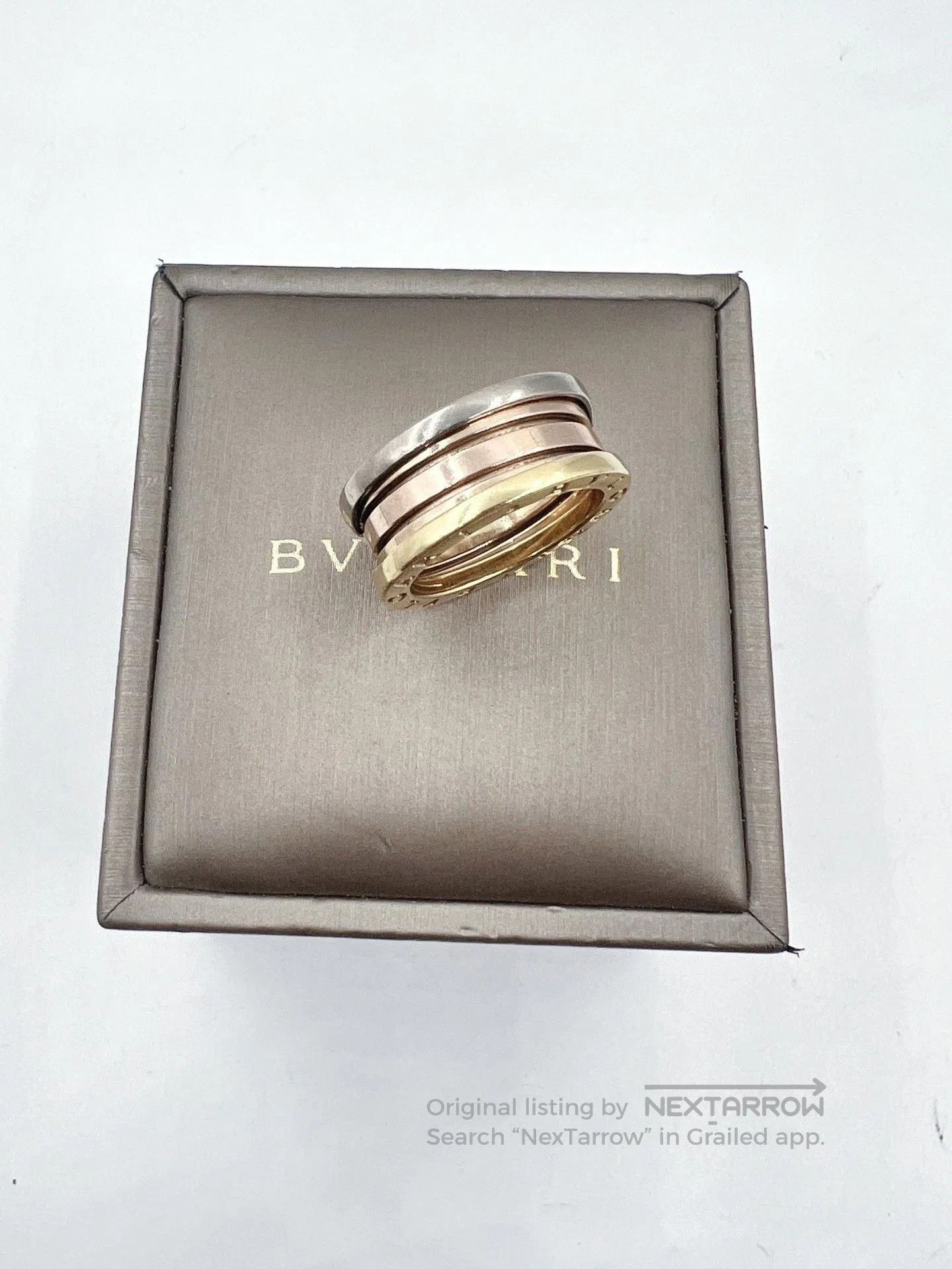 Bvlgari Bvlgari B.Zero1 Tricolor Ring. Size ONE SIZE - 5 Thumbnail