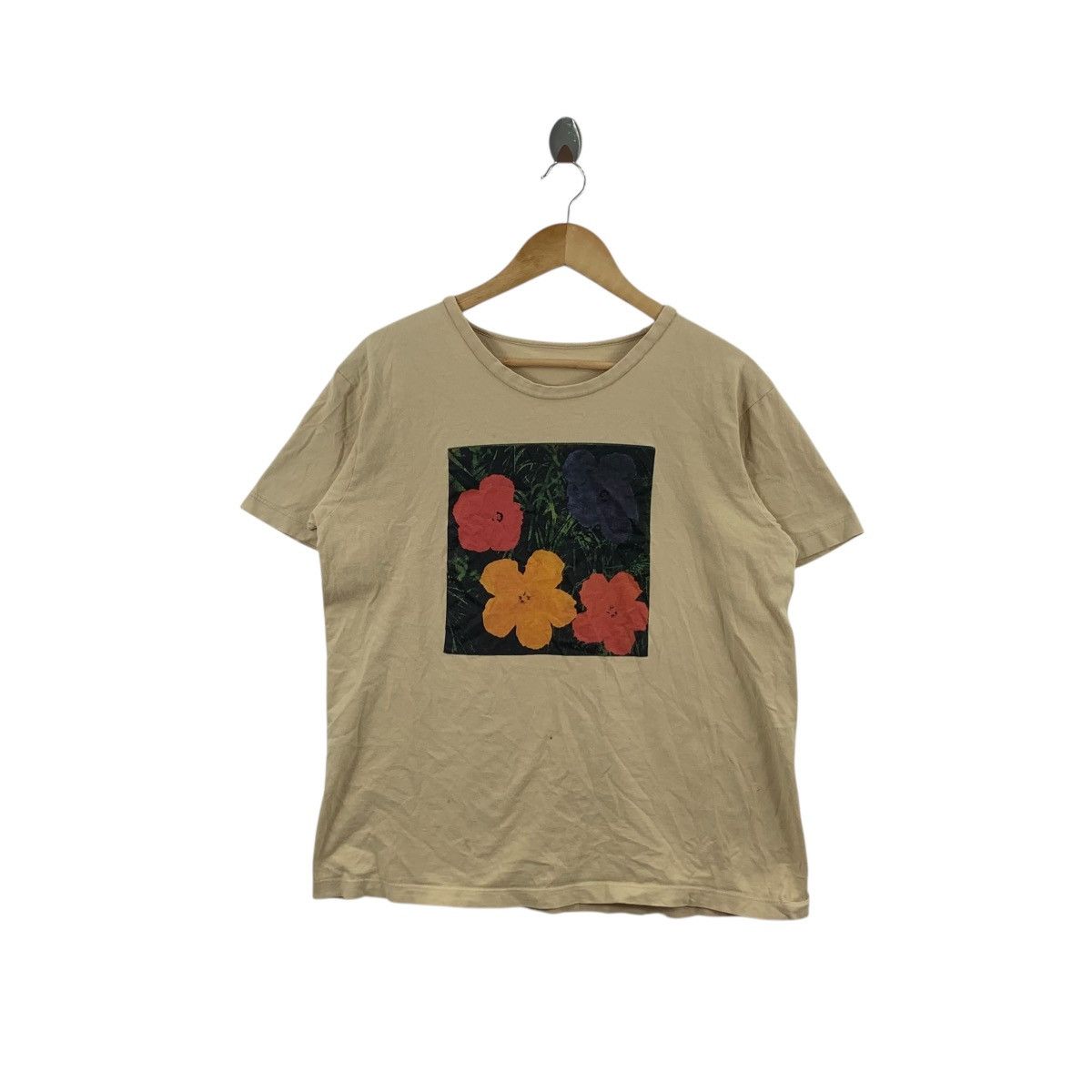 Uniqlo ANDY WARHOL x UNIQLO Flowers Series Pop Art Tee Shirt Top Size US M / EU 48-50 / 2 - 1 Thumbnail