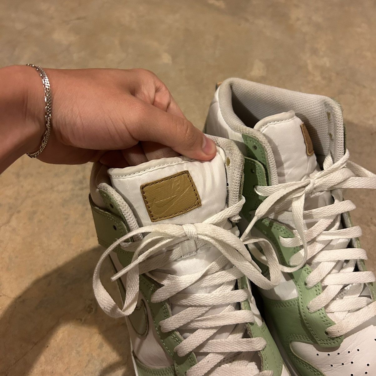 Nike Nike Dunk High SE Inspected by Swoosh Honeydew US 11 Size US 11 / EU 44 - 7 Thumbnail