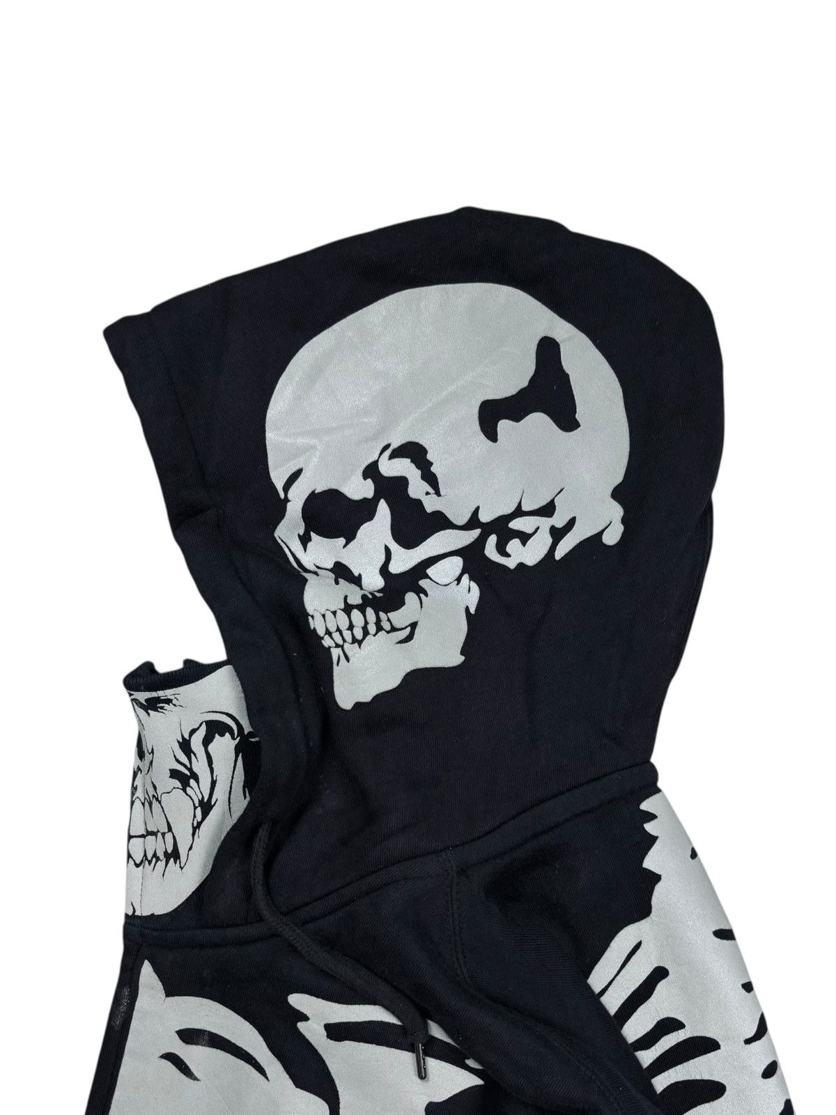 Vanson Leathers Archive Vanson - Masked Skeleton Zip Hoodie Size US L / EU 52-54 / 3 - 10 Thumbnail
