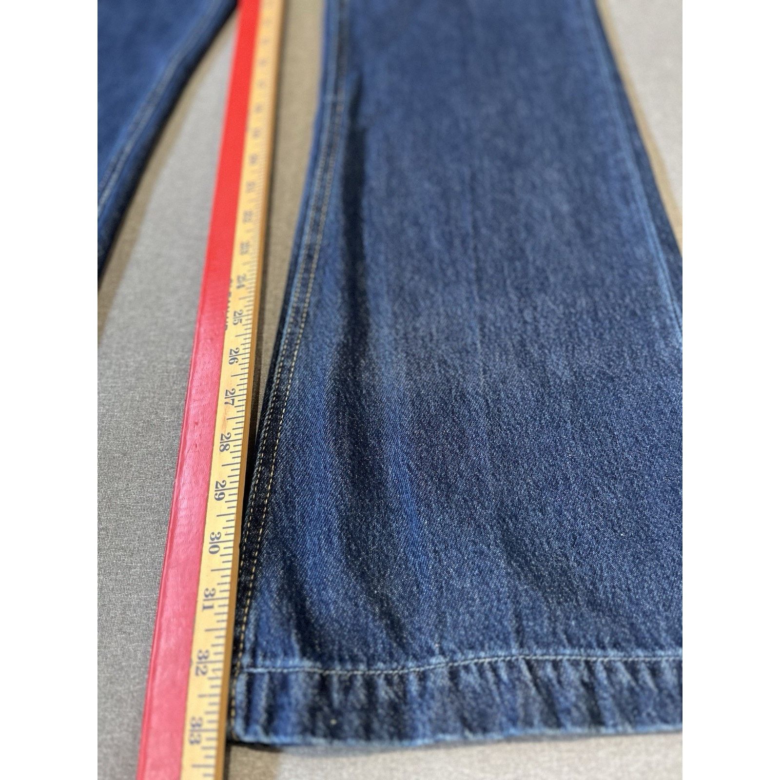Paige RARE Paige Dark Denim jeans Pockets Wide Leg Denim sz 25 Size 25" / US 0 / IT 36 - 5 Thumbnail
