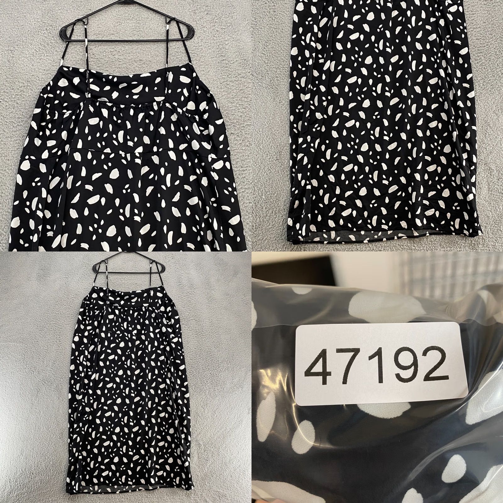 Old Navy Old Navy Midi Slip Dress Black 3X Cowl Neck Sleeveless Tank Dress Womens Size XXL / US 16-18 / IT 52-54 - 8 Thumbnail
