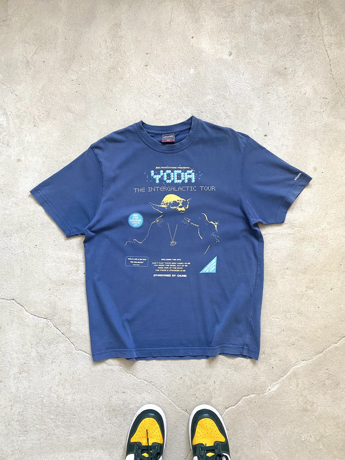 Marvel Comics Vintage 90-00’s Star Wars Yoda Chunk Intergalactic Tour Tee Size US M / EU 48-50 / 2 - 1 Thumbnail