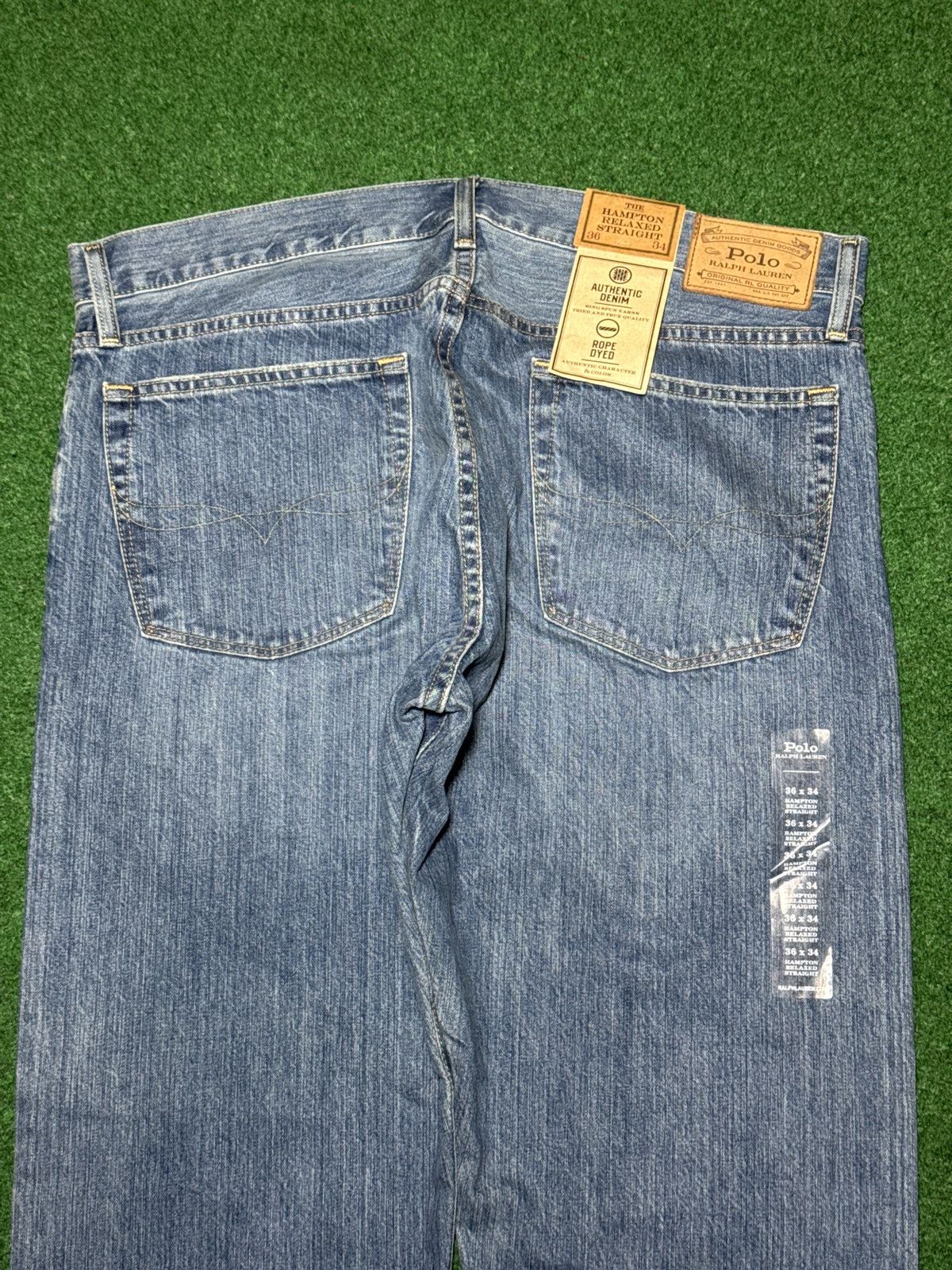 Polo Ralph Lauren Polo Ralph Lauren Hampton Relaxed Straight Jeans 36x34 Denim Size US 36 / EU 52 - 2 Thumbnail