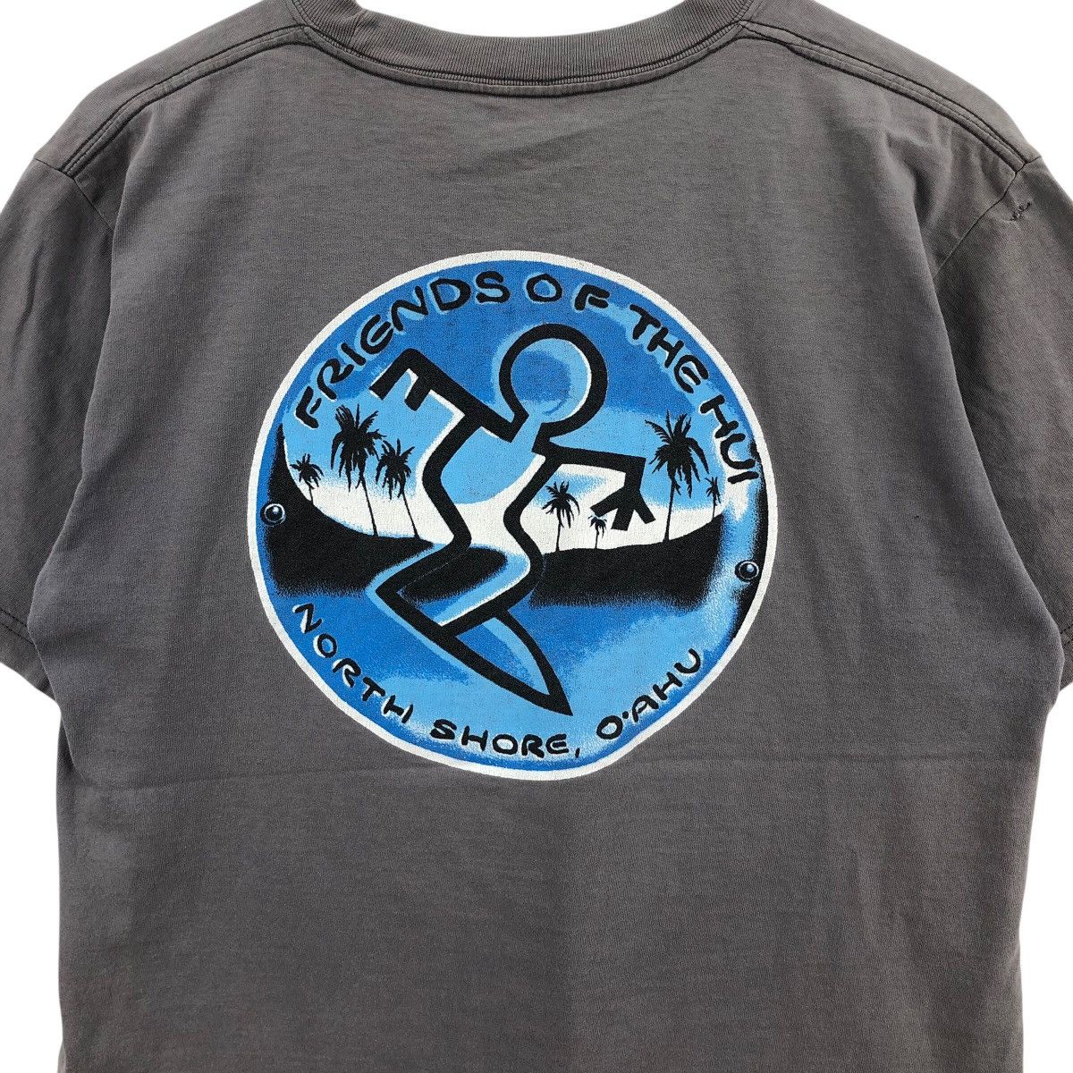 Vintage Vintage Da Hui North Shore Hawaii Tee Shirt Surfing Size M Size US M / EU 48-50 / 2 - 2 Thumbnail