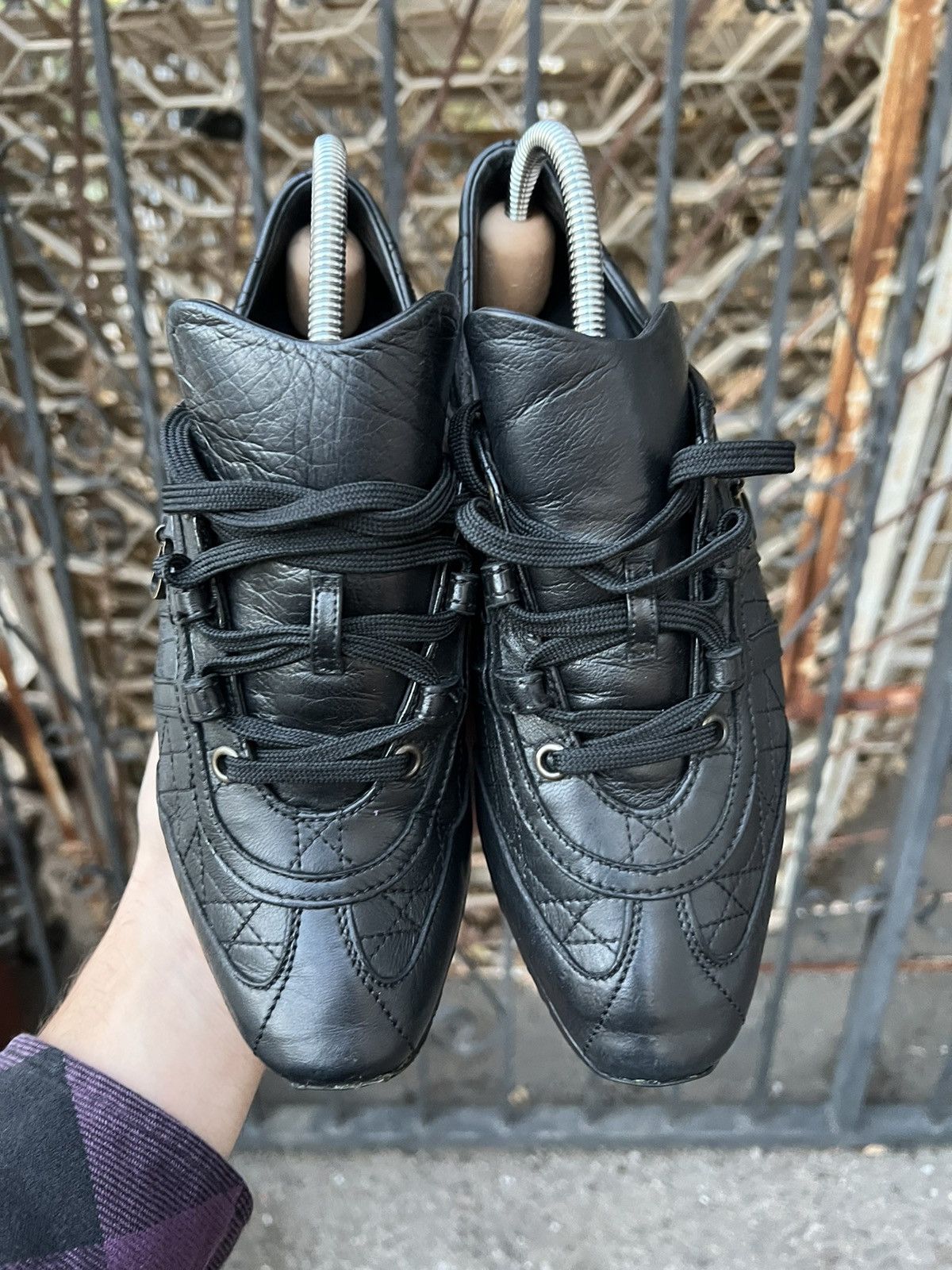 Dior Dior Leather Trainers Vintage Size US 7.5 / IT 37.5 - 2 Thumbnail