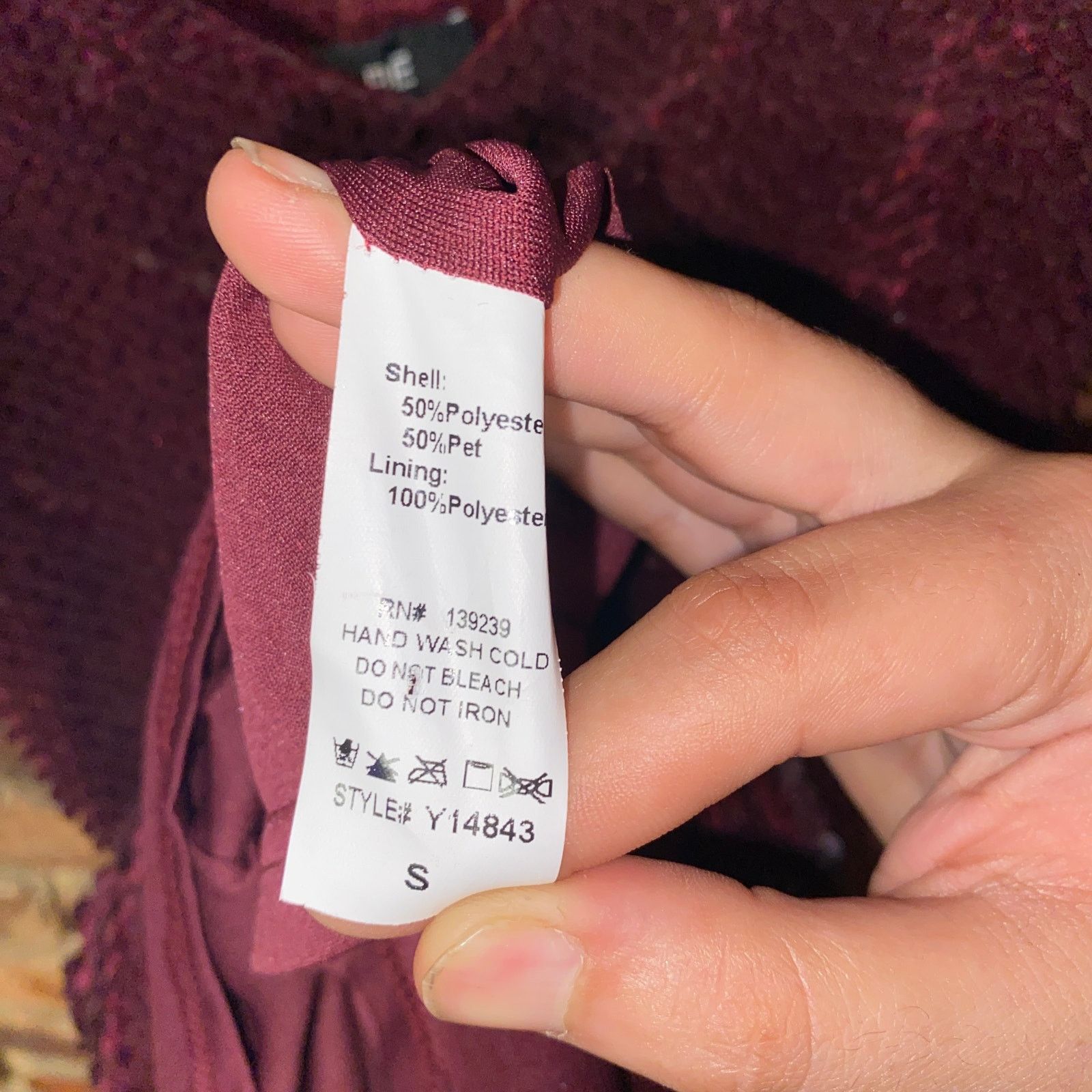 Other DO+BE Burgundy Velvet Sequined Mini Tank Slip Dress Small Size S / US 4 / IT 40 - 6 Thumbnail