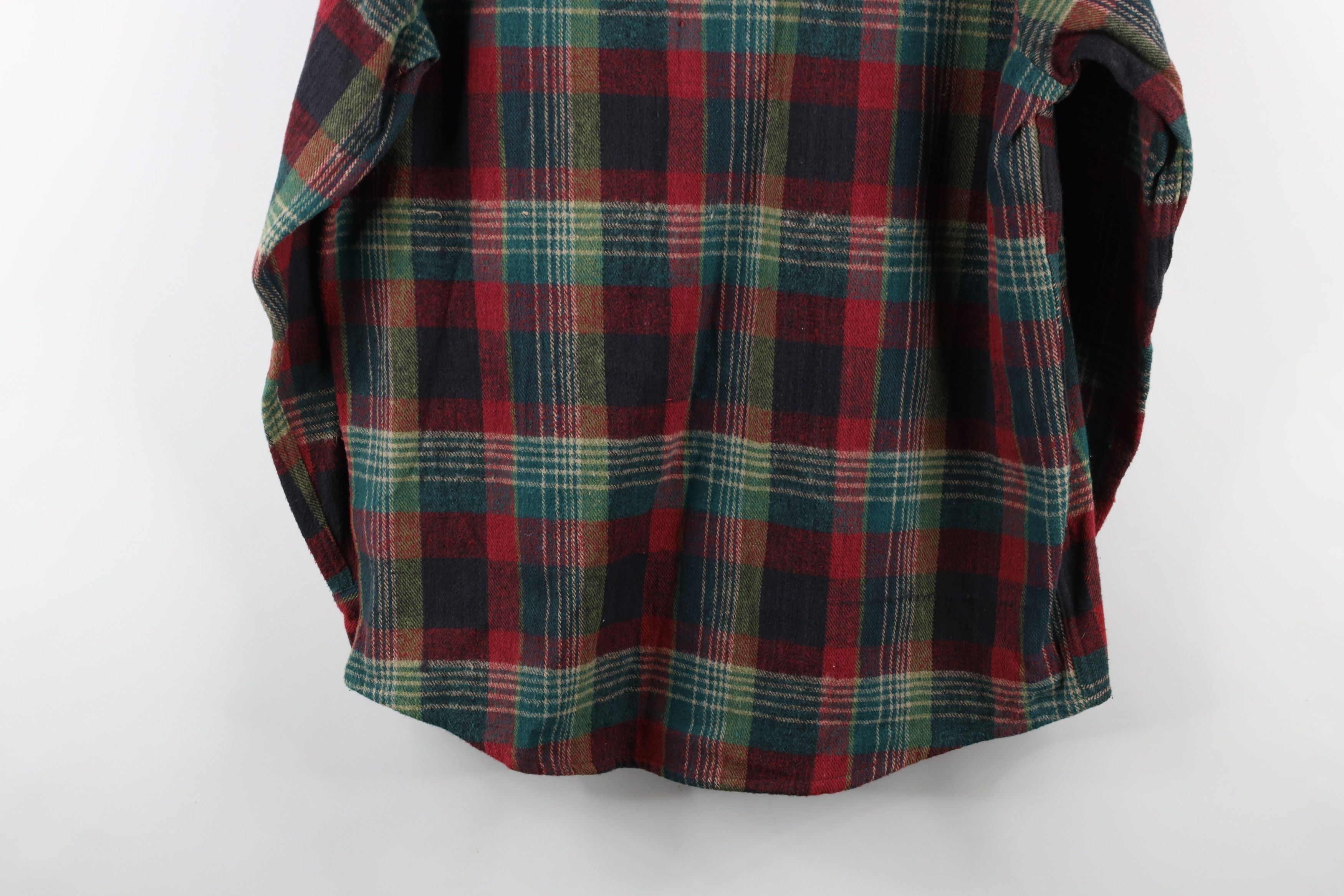Vintage Deadstock Vintage 90s Streetwear Plaid Flannel Button Shirt Size US M / EU 48-50 / 2 - 14 Thumbnail