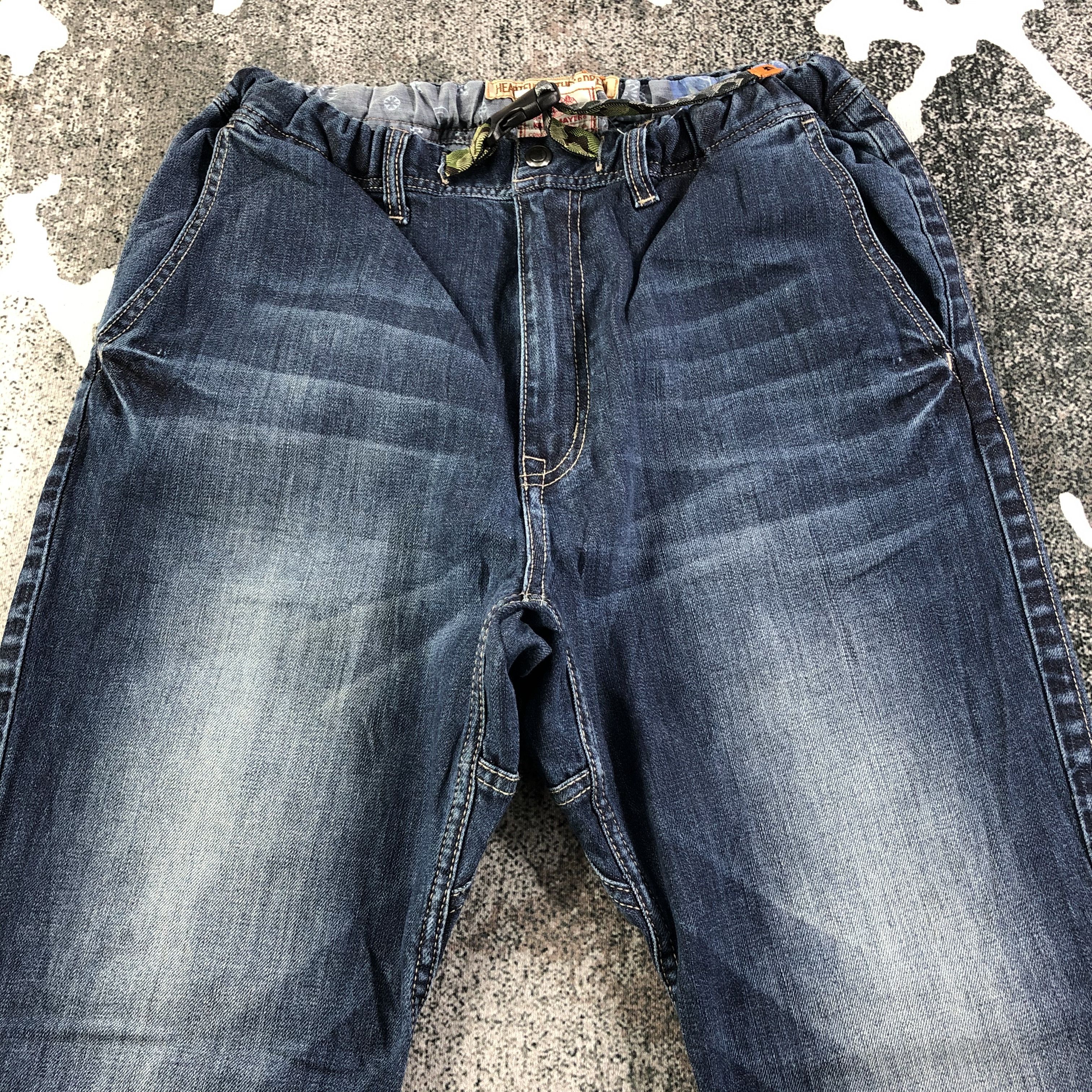 Japanese Brand Kriff Mayer Jeans Blue Parachute Denim KJ1760 Size US 27 - 3 Thumbnail