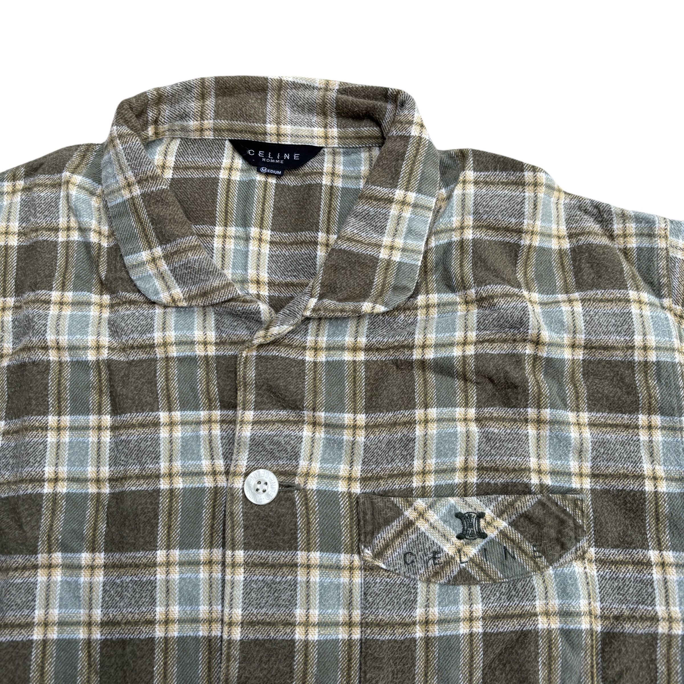 Celine Celine Homme Flannel Shirt Size M / US 6-8 / IT 42-44 - 5 Thumbnail