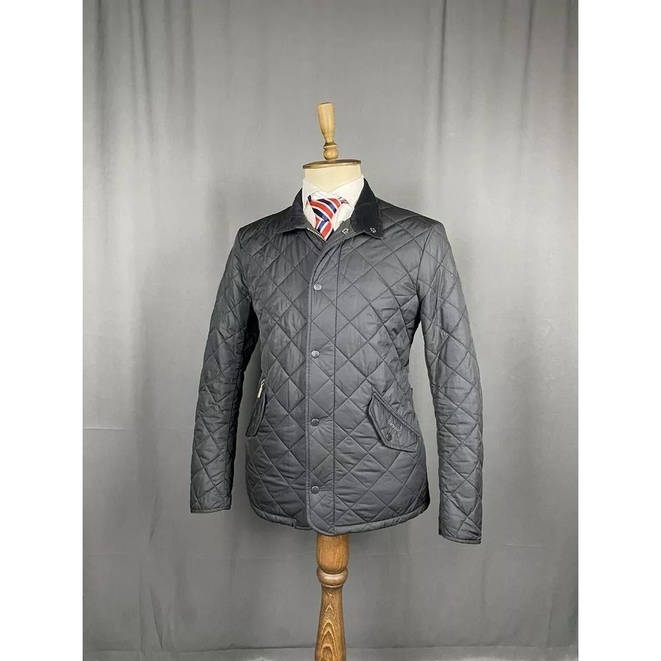 Barbour Barbour Chelsea Sportsquilt Men's Black Quilted Jacket Size Size US S / EU 44-46 / 1 - 2 Thumbnail