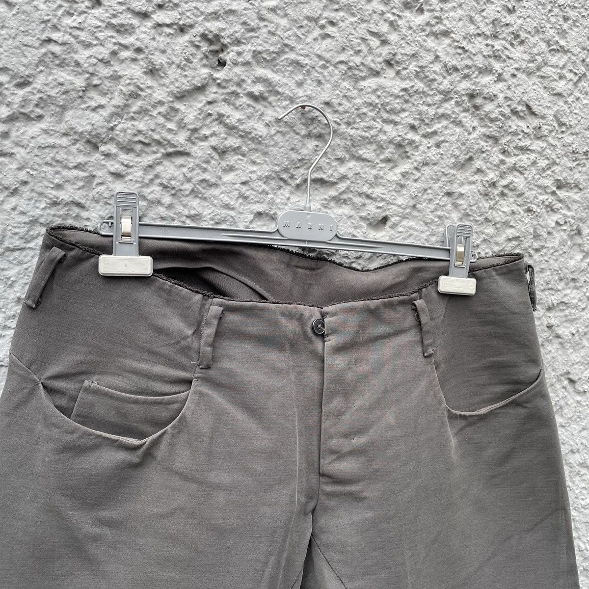 Ma+ Ma+ Maurizio Amadei Grey C-Shaped Trousers Pants Size US 36 / EU 52 - 3 Thumbnail