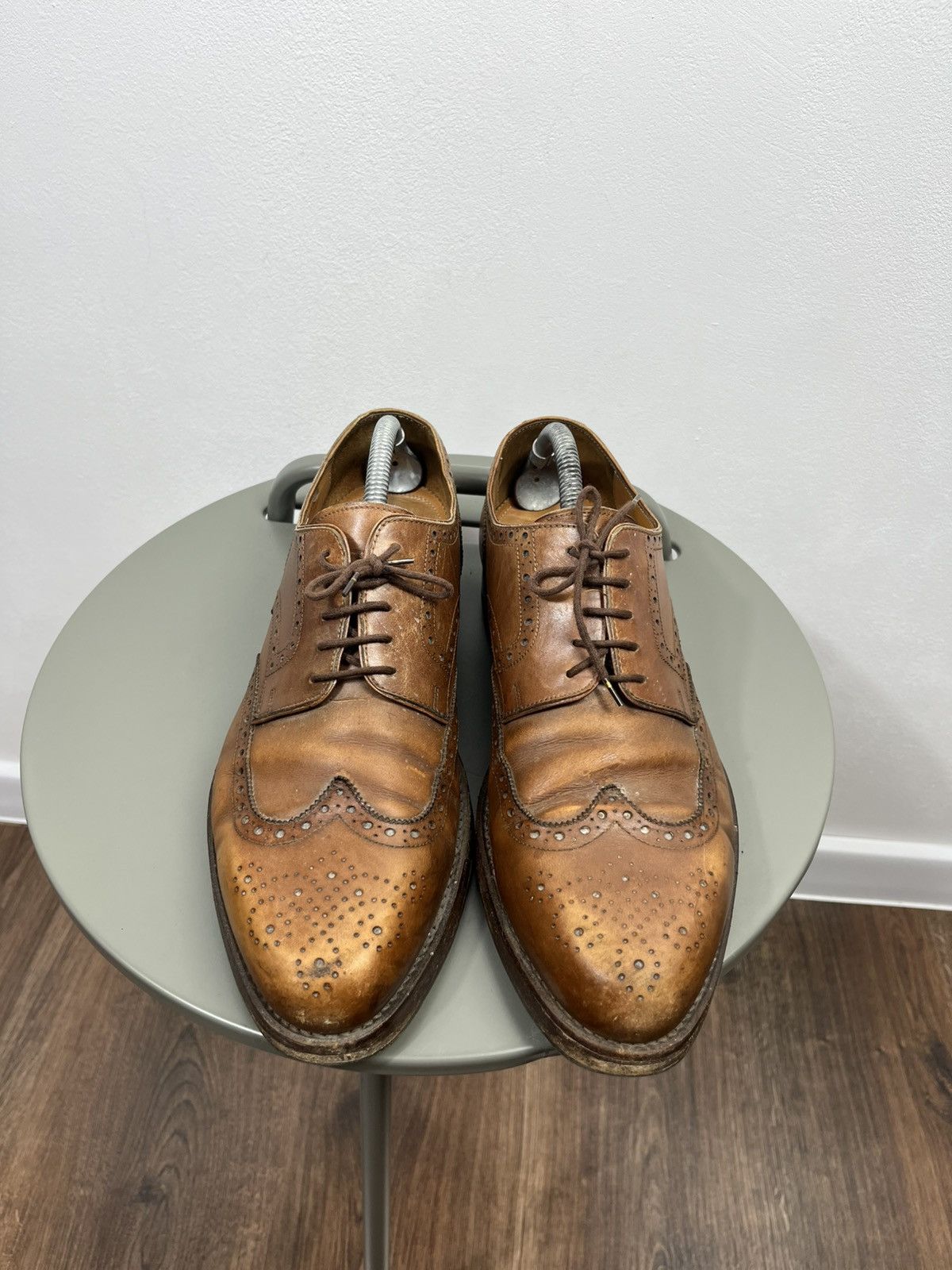 Other Prime Shoes Brown Leather Brogue Shoes Vibram Sole US 9.5 Size US 9.5 / EU 42-43 - 3 Thumbnail