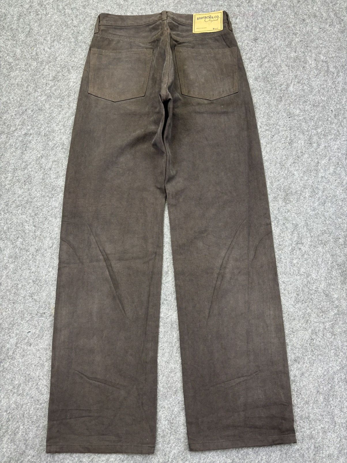 Japanese Brand 💥Kojima Style💥Bartack Duck Canvas Regular Denim F991 Size US 28 / EU 44 - 15 Thumbnail