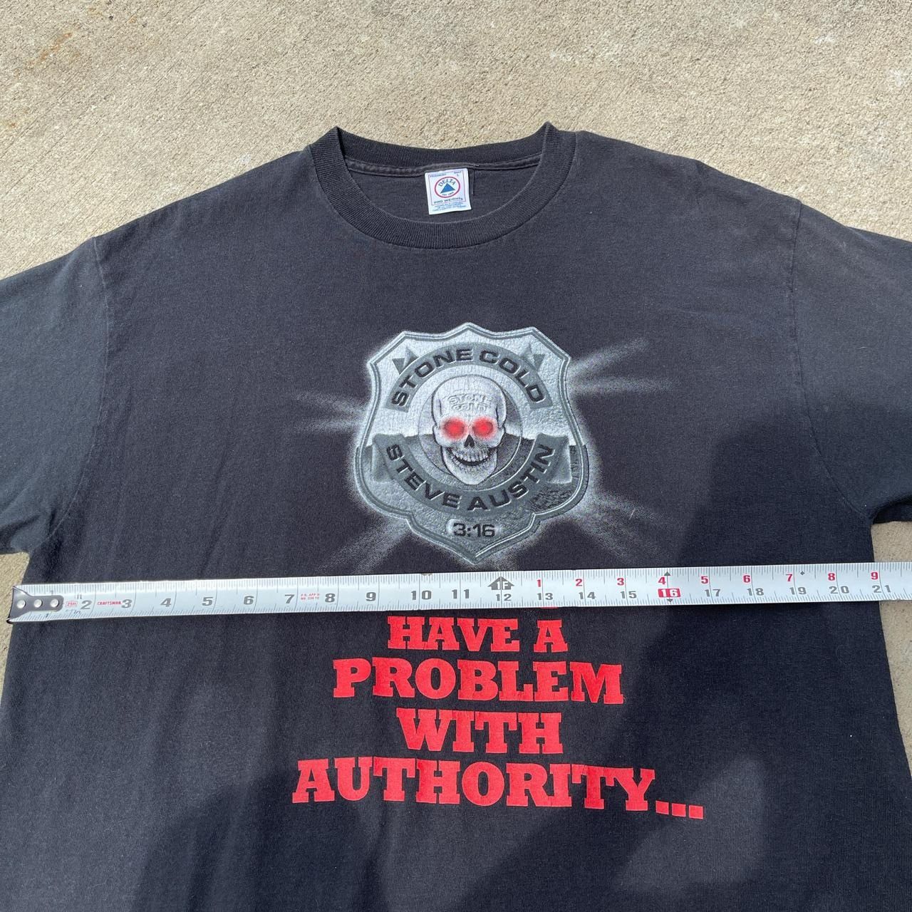 Vintage × WWF Vintage stone cold I am authority WWF tee Size US L / EU 52-54 / 3 - 4 Thumbnail