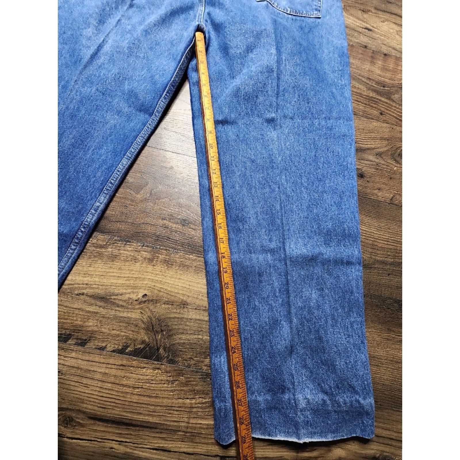 Polo Ralph Lauren VINTAGE Polo Ralph Lauren Mens Jeans 44x29 Denim Distressed Slim Fit Cotton 1990s USA Size US XXL / EU 58 / 5 - 7 Thumbnail