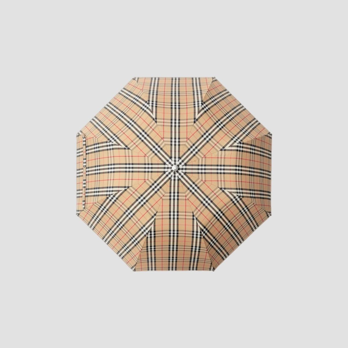 Burberry Burberry Check Folding Umbrella Size ONE SIZE - 1 Thumbnail